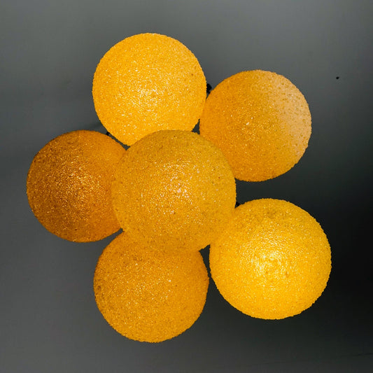 Mid-Century Pendant Lamp with 6 Plexiglass Globe Shades, Germany, 1970s