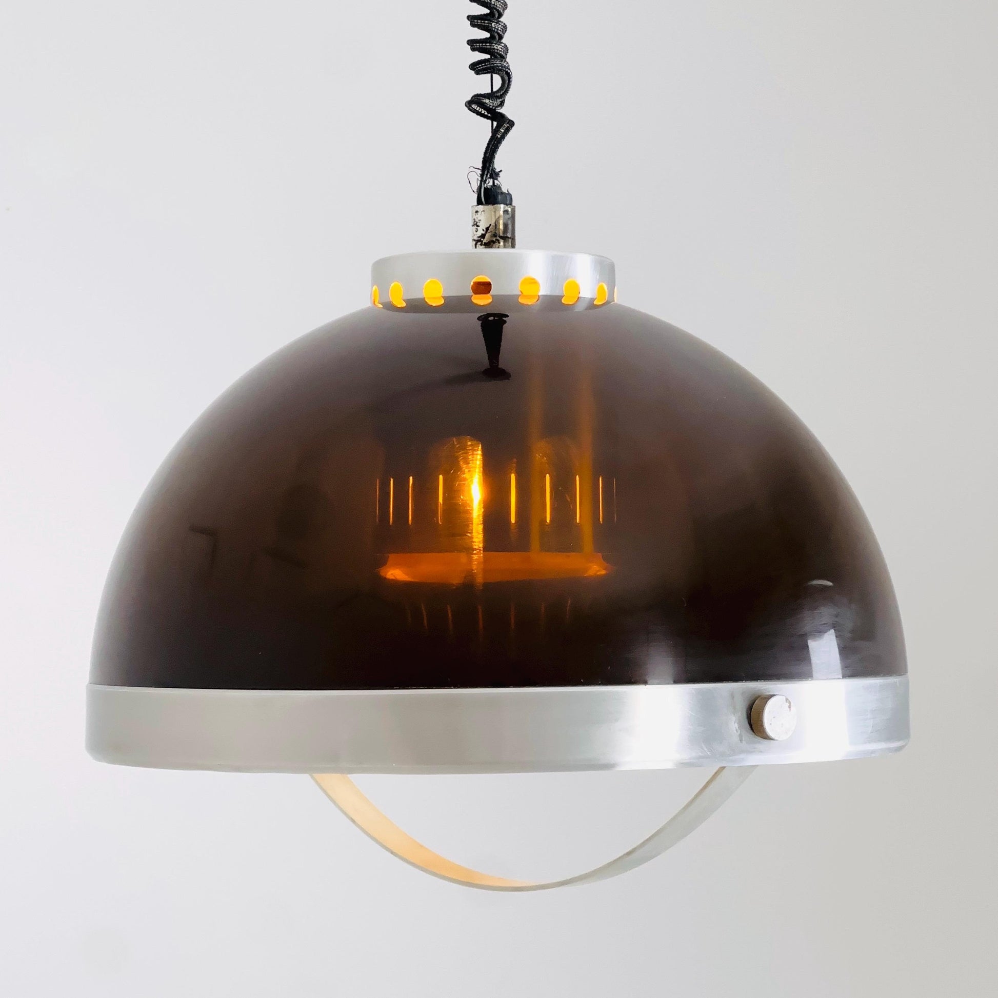 Mid century Space Age Pendant Lamp by Dijkstra, 1960s, Netherlands