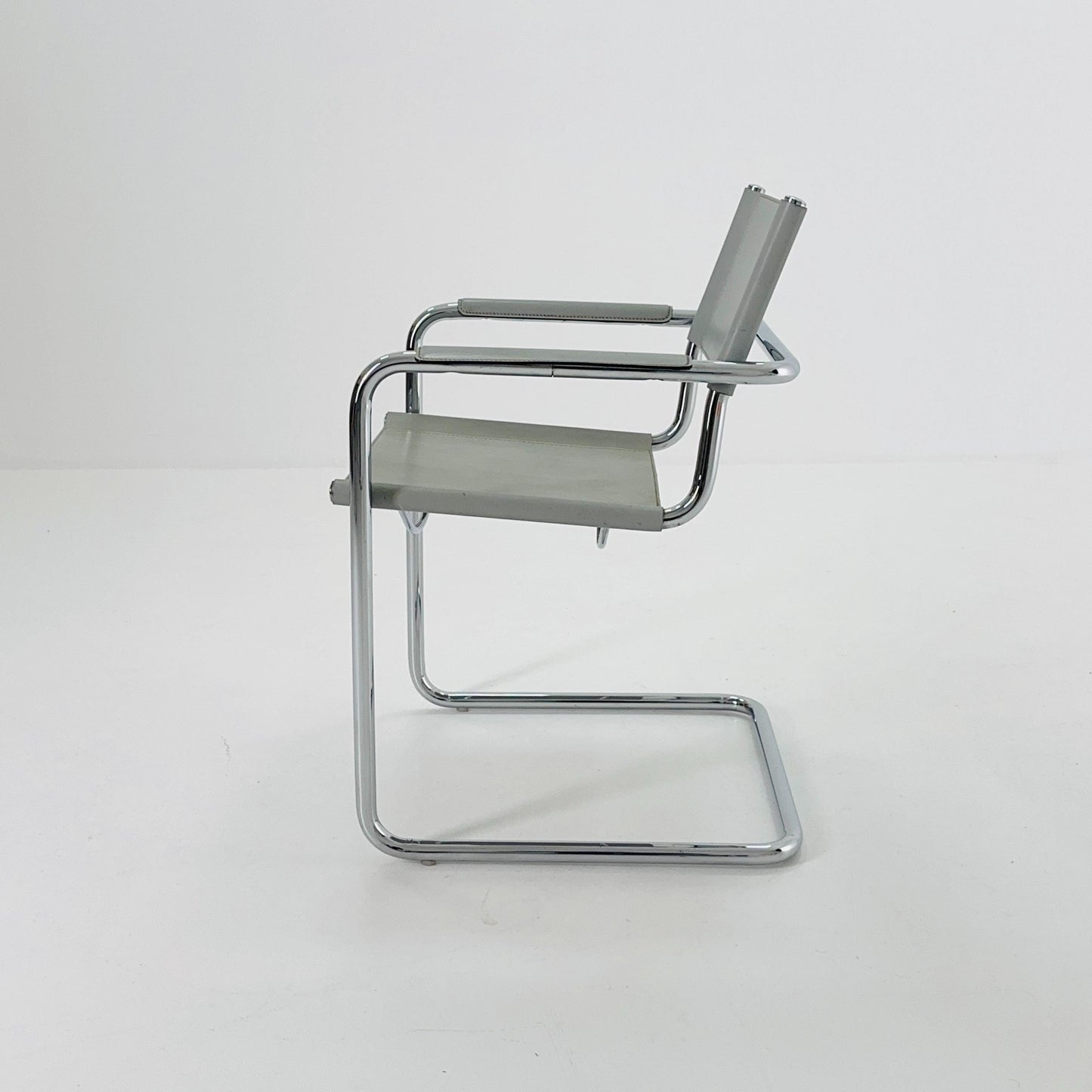 1 of 4 Mid century MG5 Centro Studi desk armchair by Mart Stam & Marcel Breuer for Matteo Grassi, 1970s Italy