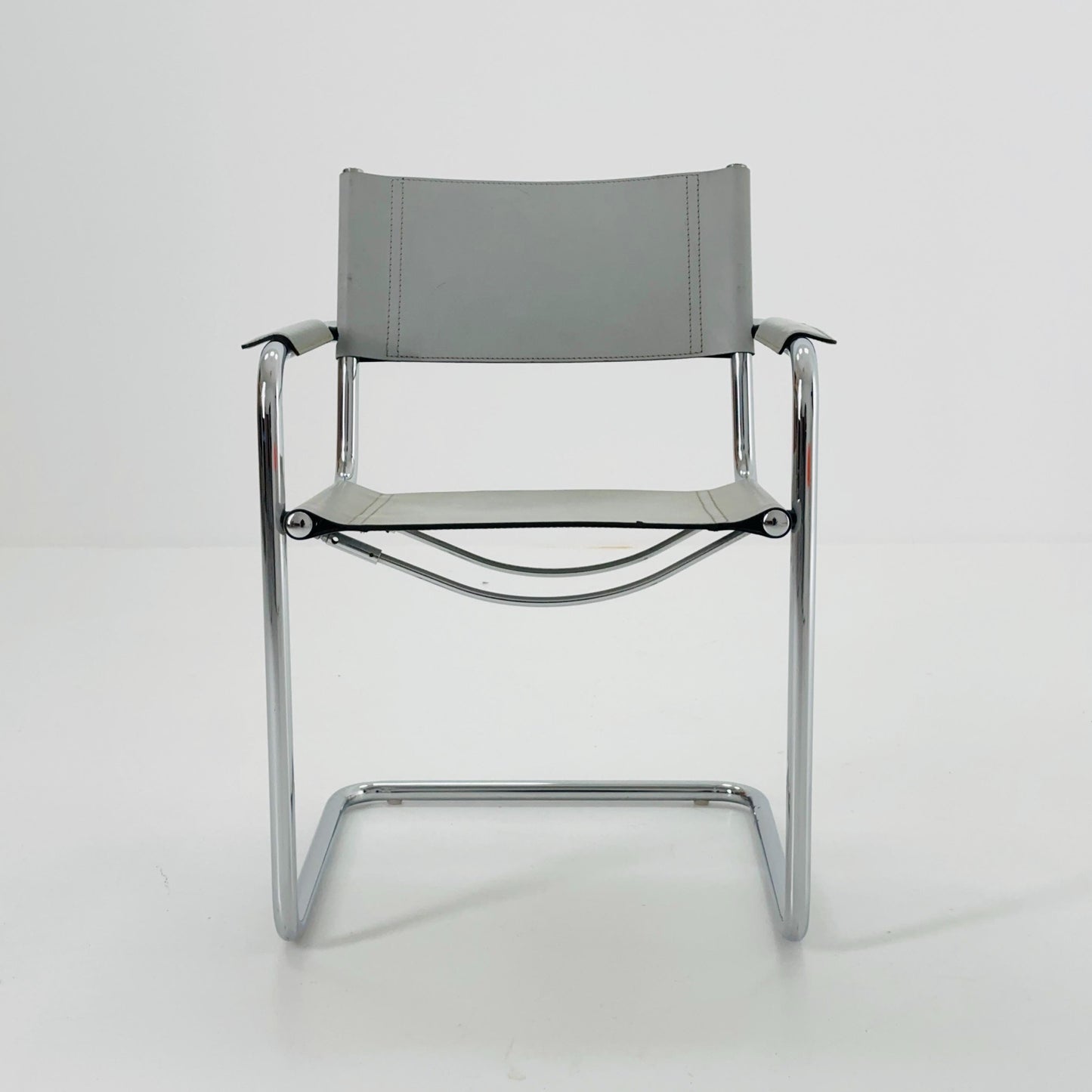 1 of 4 Mid century MG5 Centro Studi desk armchair by Mart Stam & Marcel Breuer for Matteo Grassi, 1970s Italy