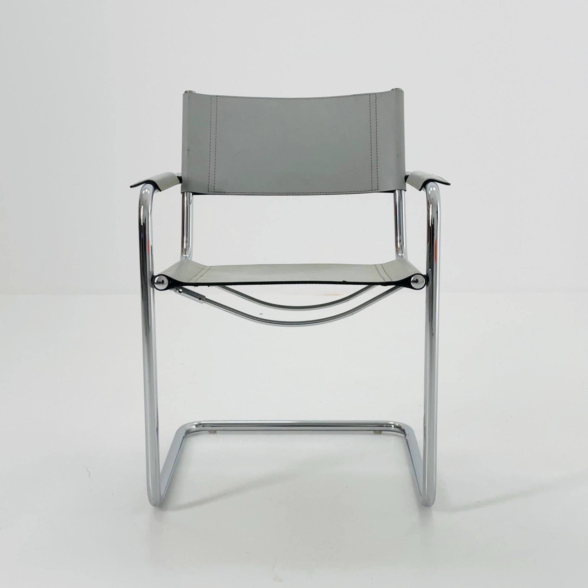 1 of 4 Mid century MG5 Centro Studi desk armchair by Mart Stam & Marcel Breuer for Matteo Grassi, 1970s Italy