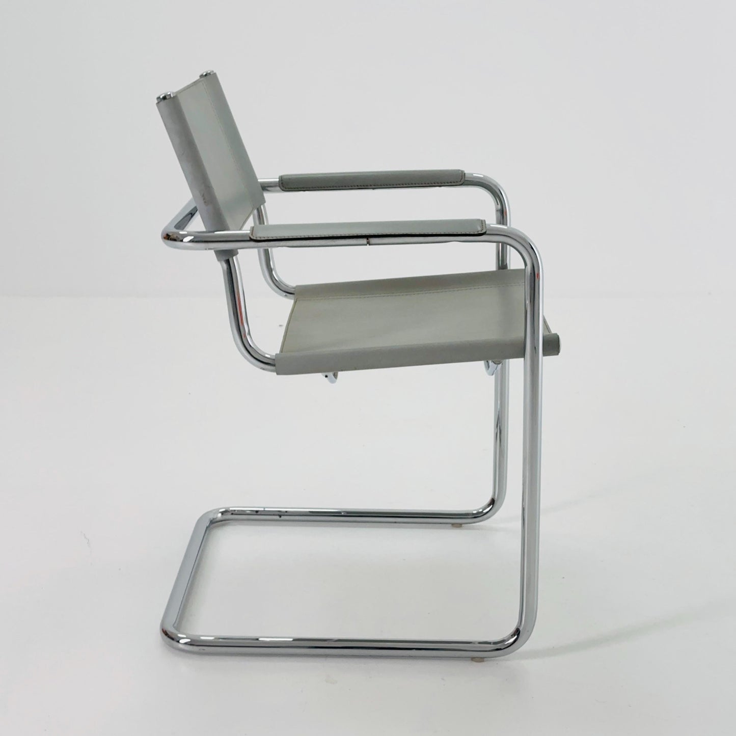 1 of 4 Mid century MG5 Centro Studi desk armchair by Mart Stam & Marcel Breuer for Matteo Grassi, 1970s Italy