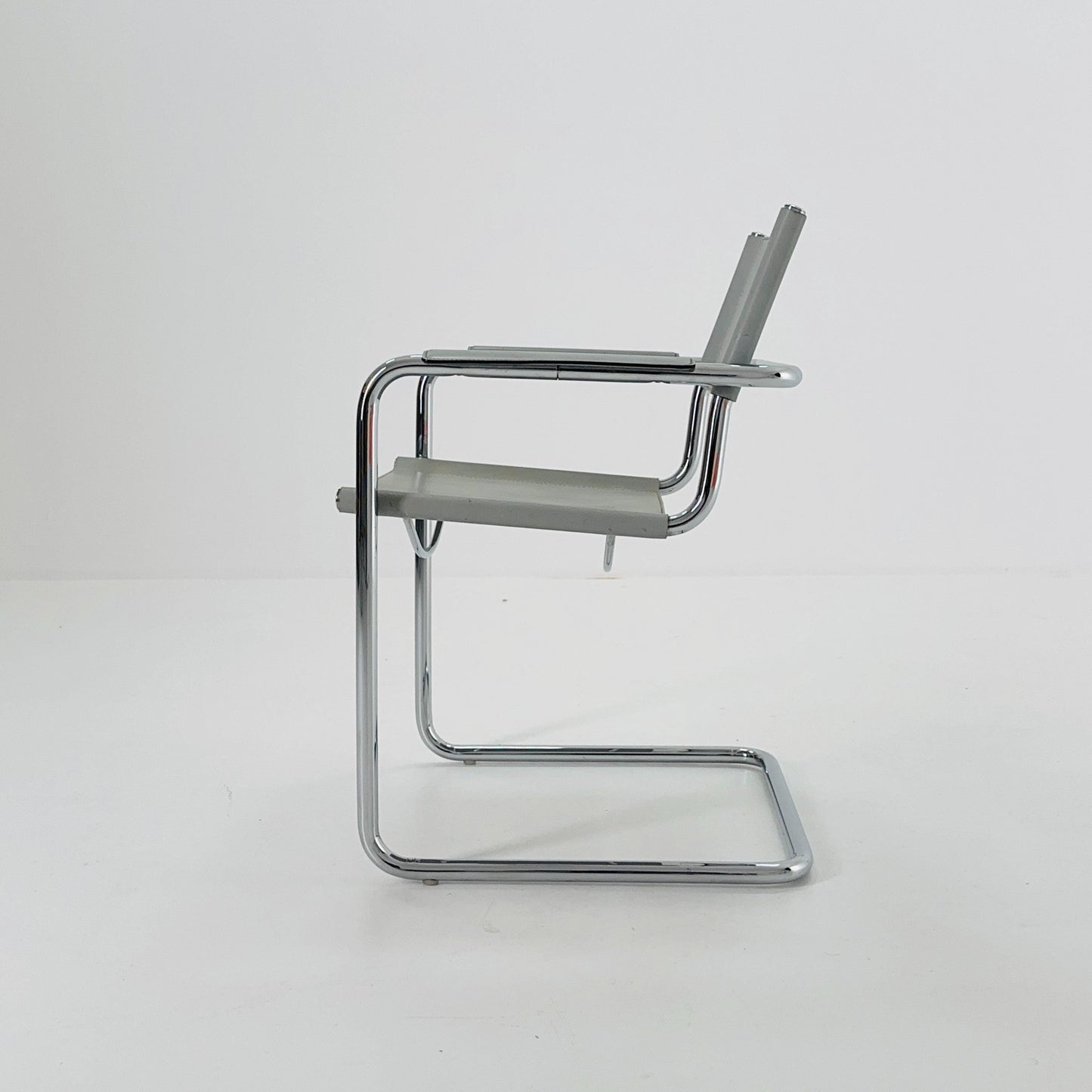 1 of 4 Mid century MG5 Centro Studi desk armchair by Mart Stam & Marcel Breuer for Matteo Grassi, 1970s Italy
