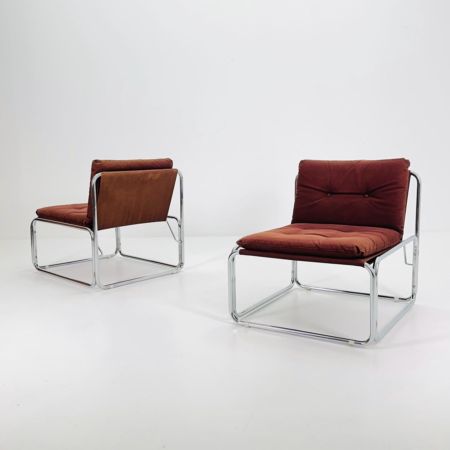 Set of 2 Mid century Wim Ypma Lounge Chairs for Riemersma, 1960s Netherlands