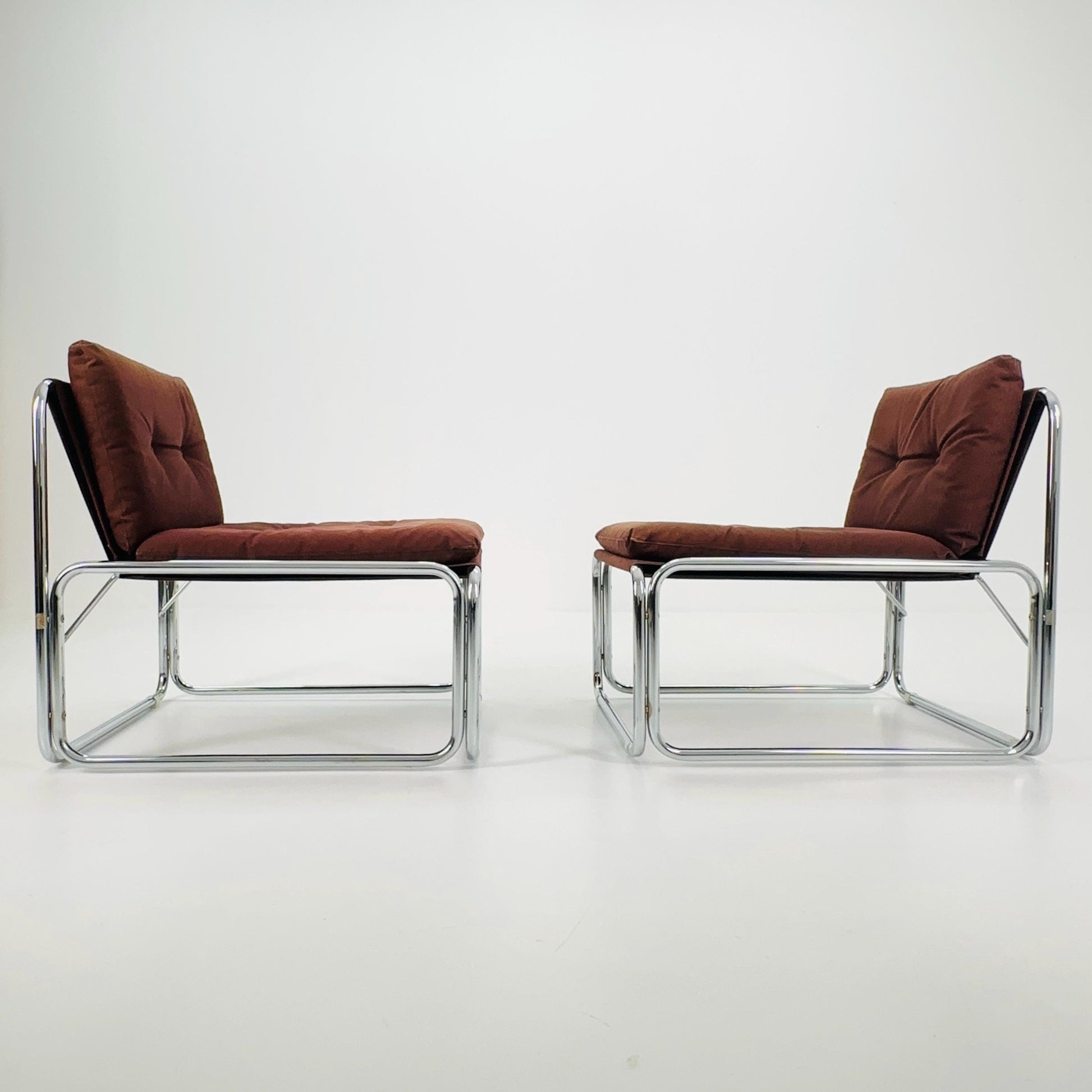 Set of 2 Mid century Wim Ypma Lounge Chairs for Riemersma, 1960s Netherlands