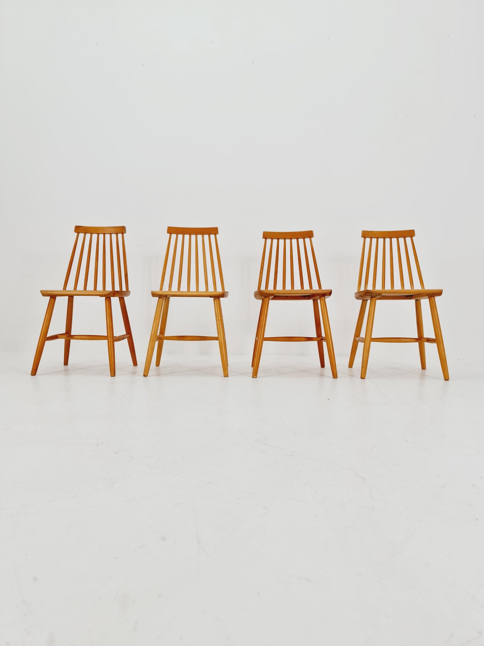 German dinning chair by Ilmari Tapiovaara style 1960s, set of 4