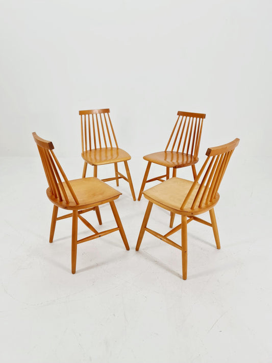 German dinning chair by Ilmari Tapiovaara style 1960s, set of 4