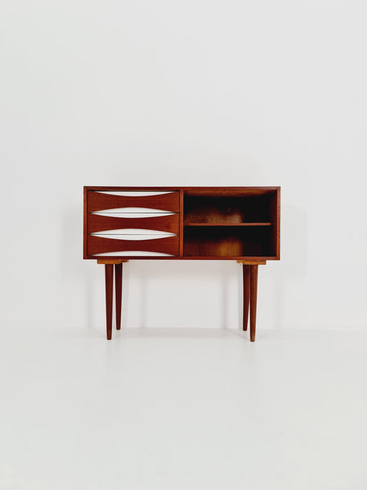 Rare Vintage Danish teak cabinet sideboard , 1960s