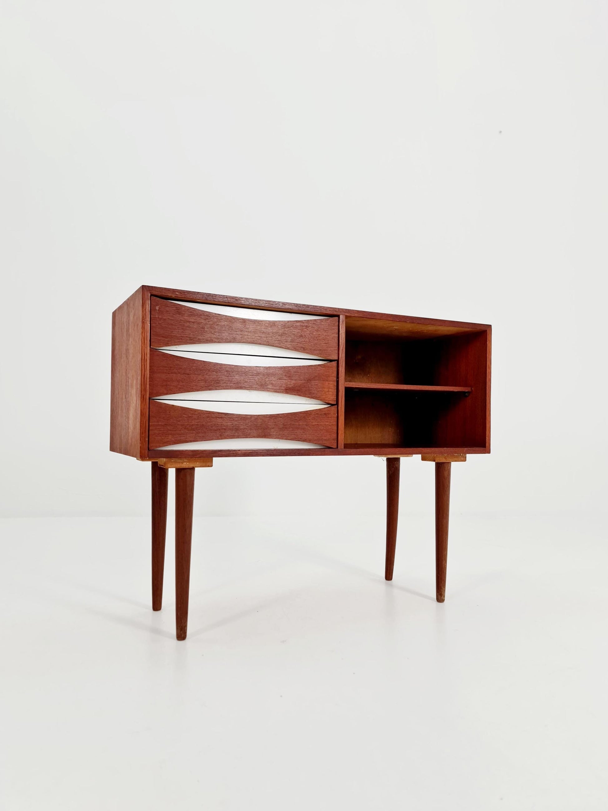 Rare Vintage Danish teak cabinet sideboard , 1960s