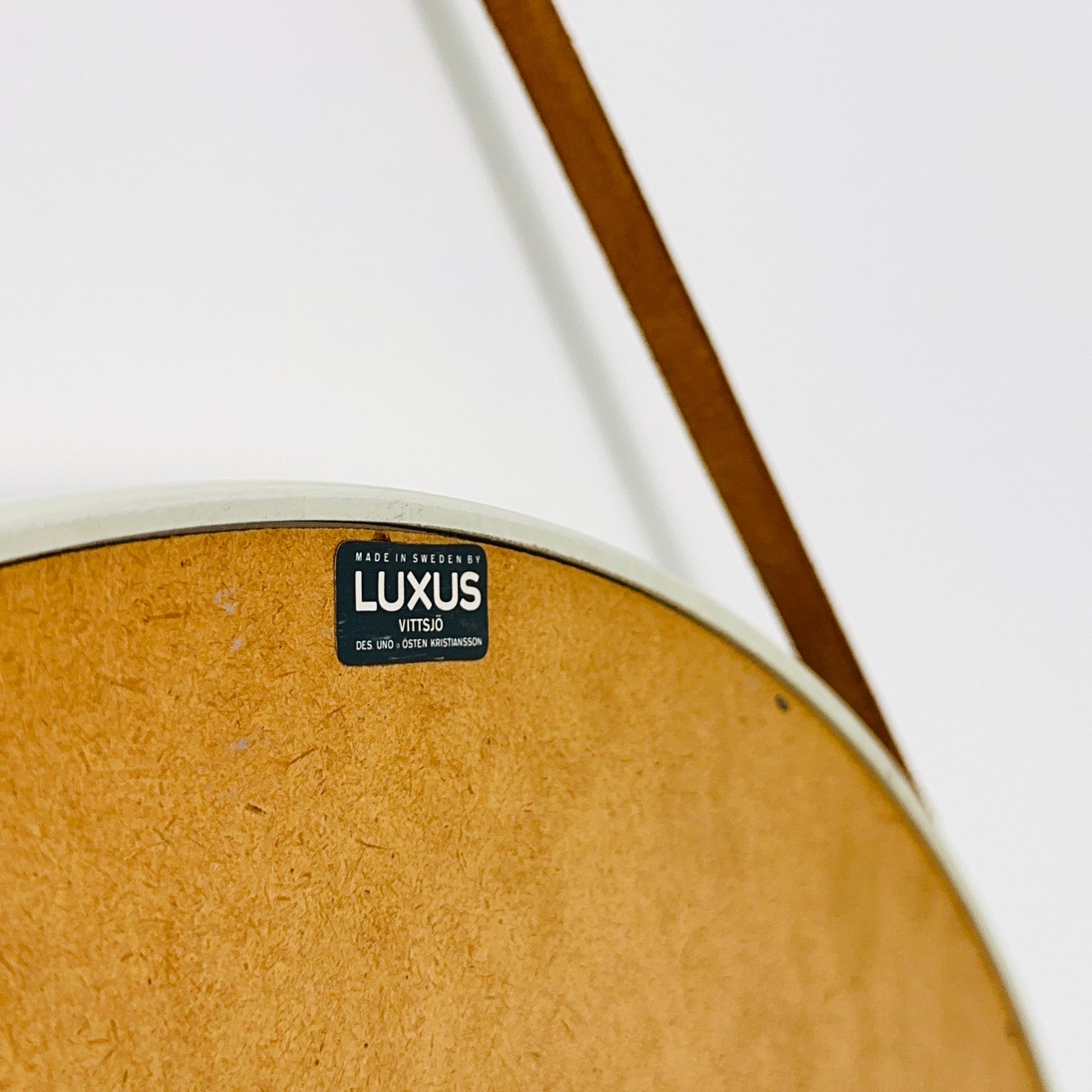 Scandinavian Large Wall Mirror by Uno & Östen Kristiansson for Luxus, Sweden, 1960s