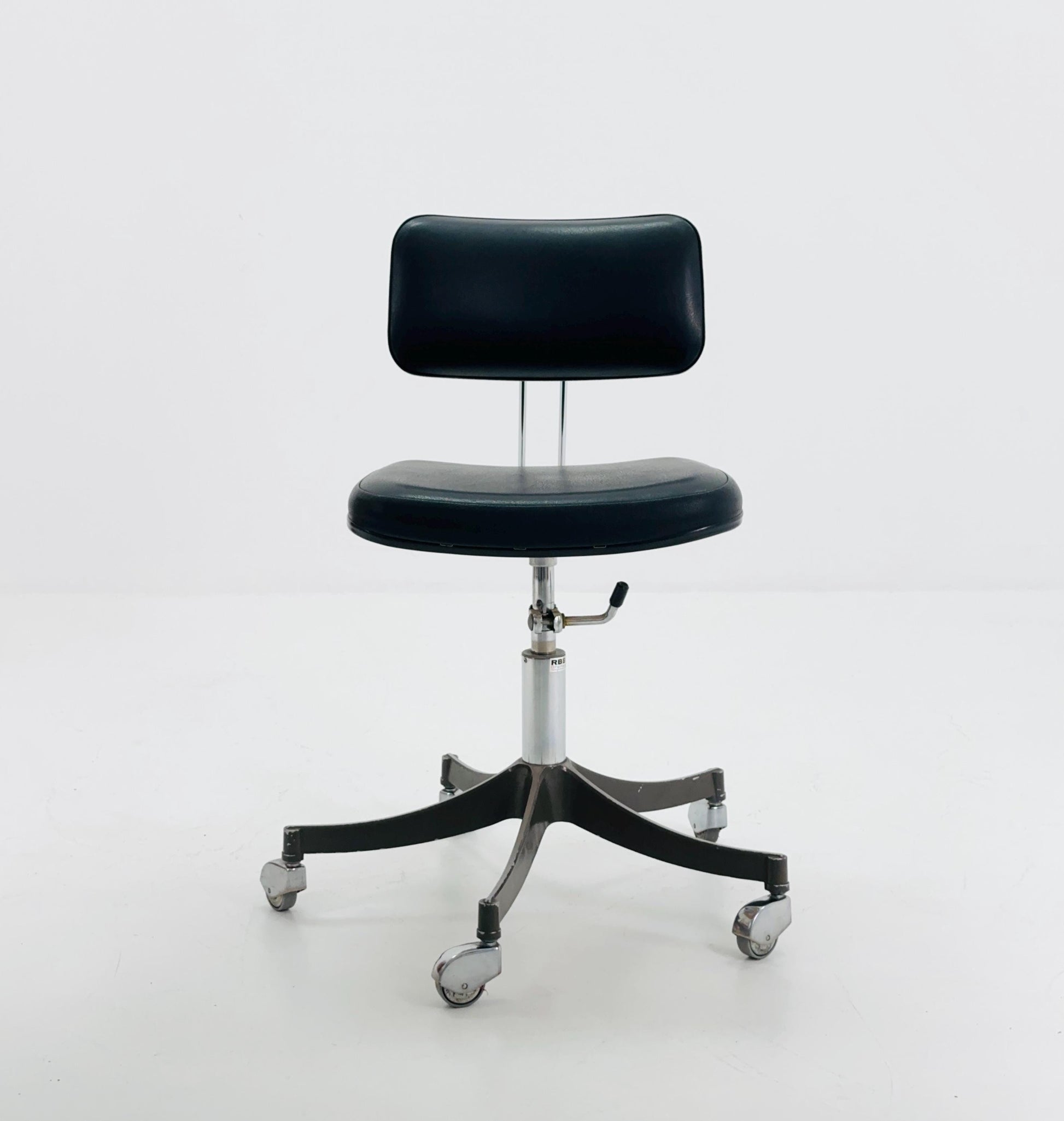 Mid Century Swivel Desk Chair by RBB Bremen, 1980s Germany