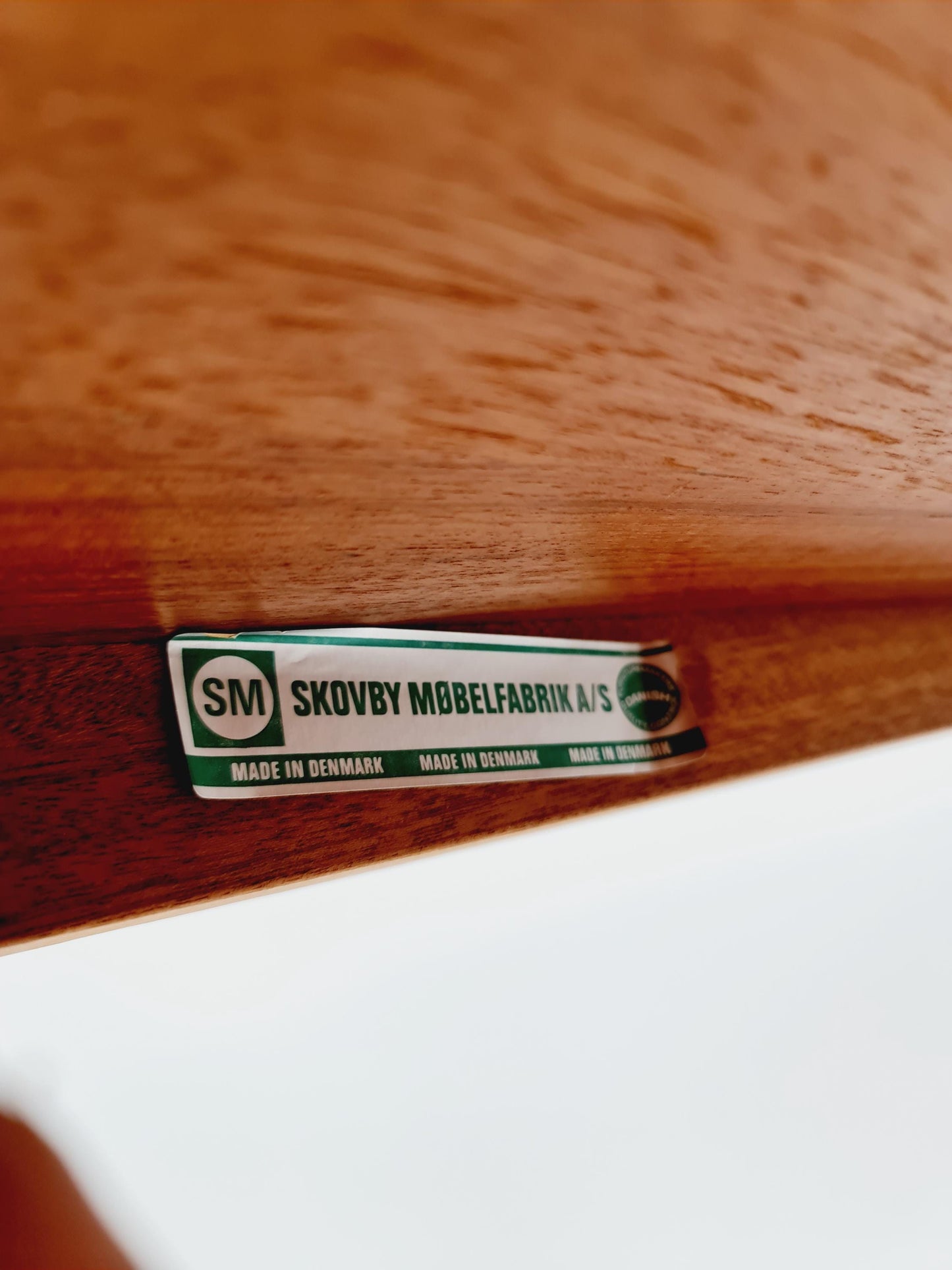 Mid century extendable Danish Modern Solid Teak dining table by Skobvy MöbelFabrik , 1970s