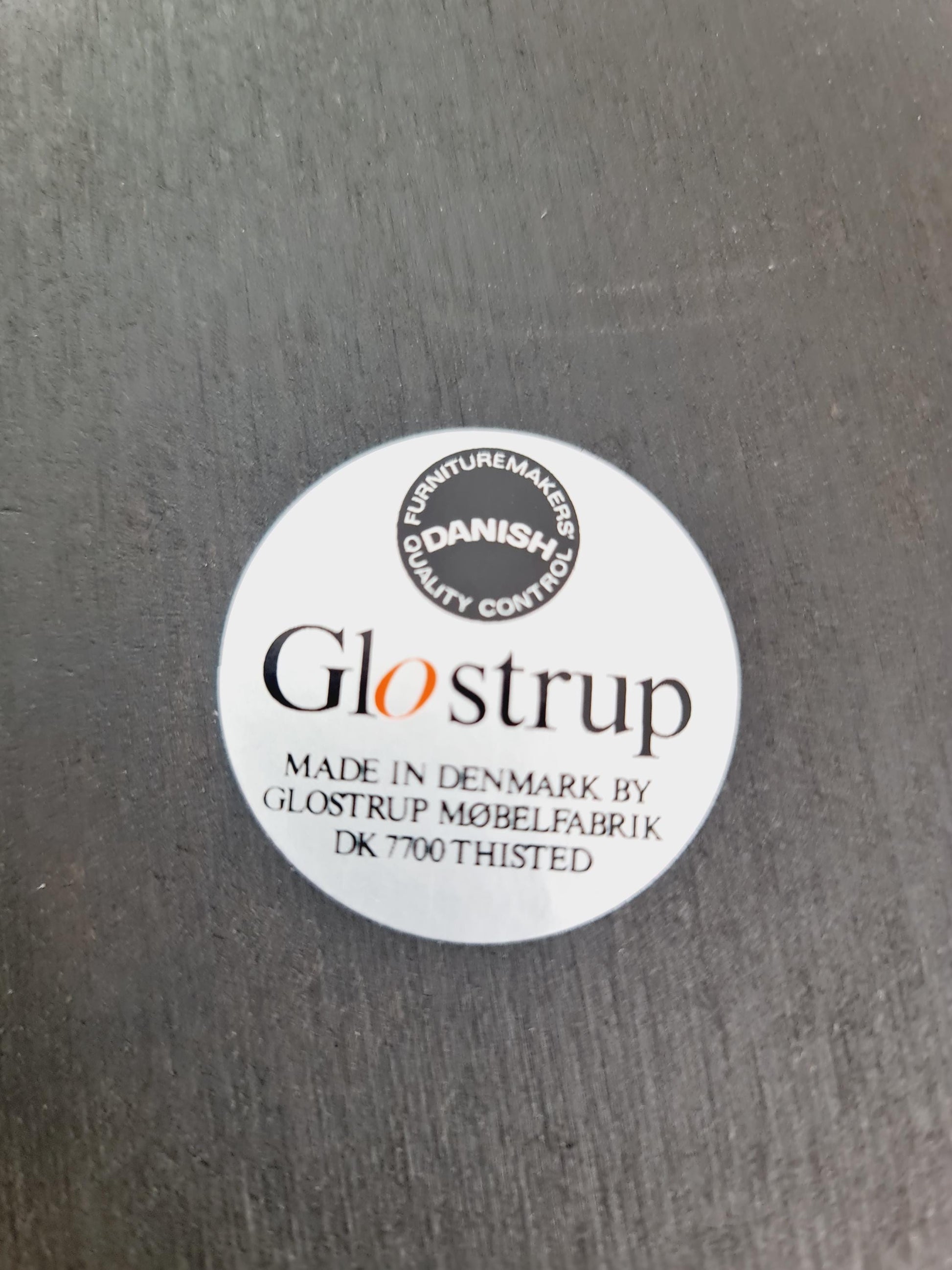 1 of 2 Mid century Danish Teak and Leather arm chair by Svend Age Eriksen for Glostrup from the 60s