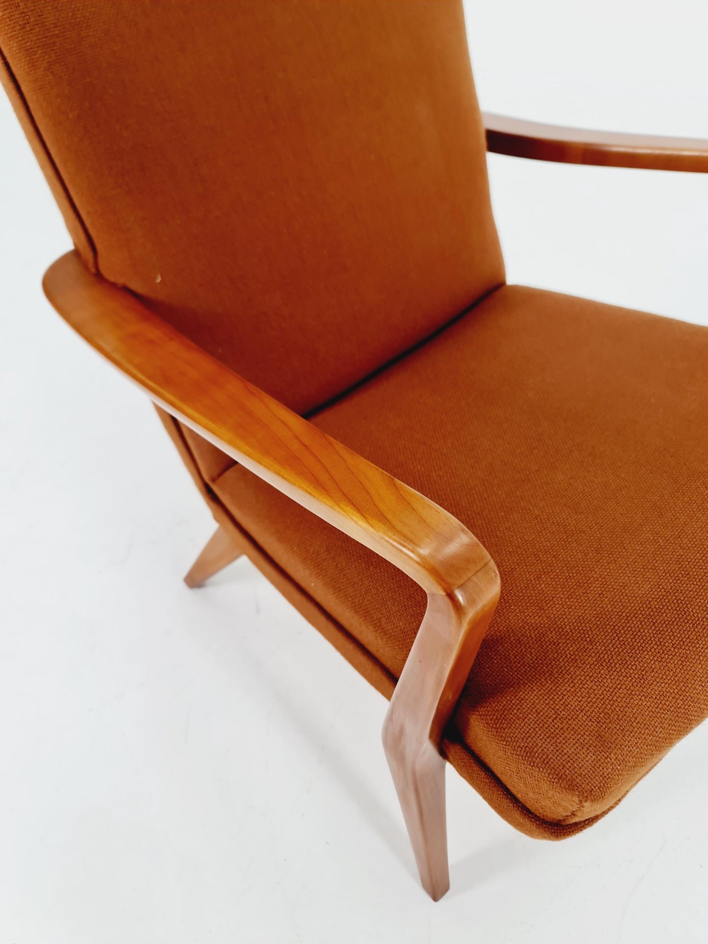 Vintage Mid century German Wing armchair 1950s