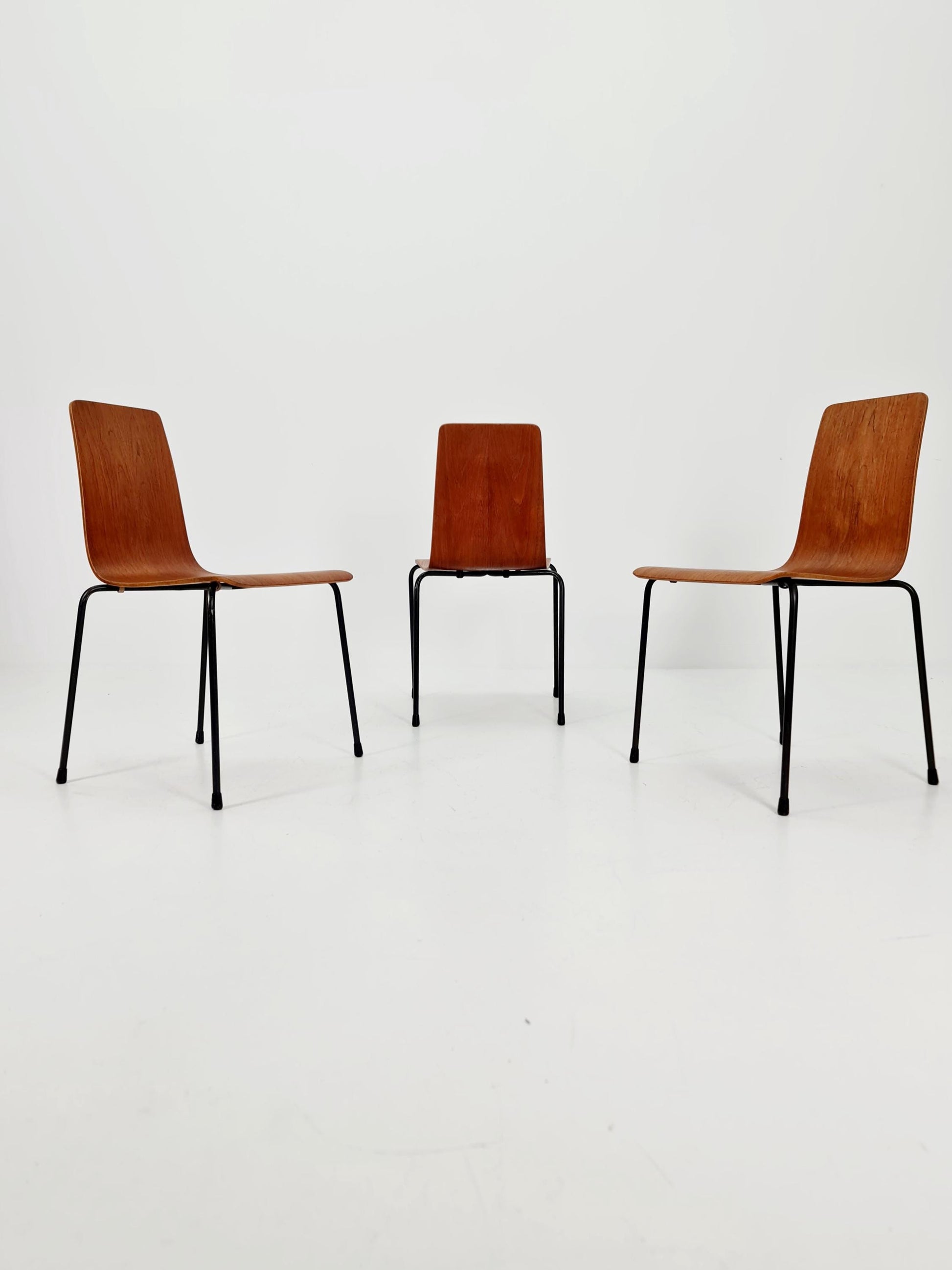 1 of 3 Chairs by Friso Kramer for auping ,Holland ,1963