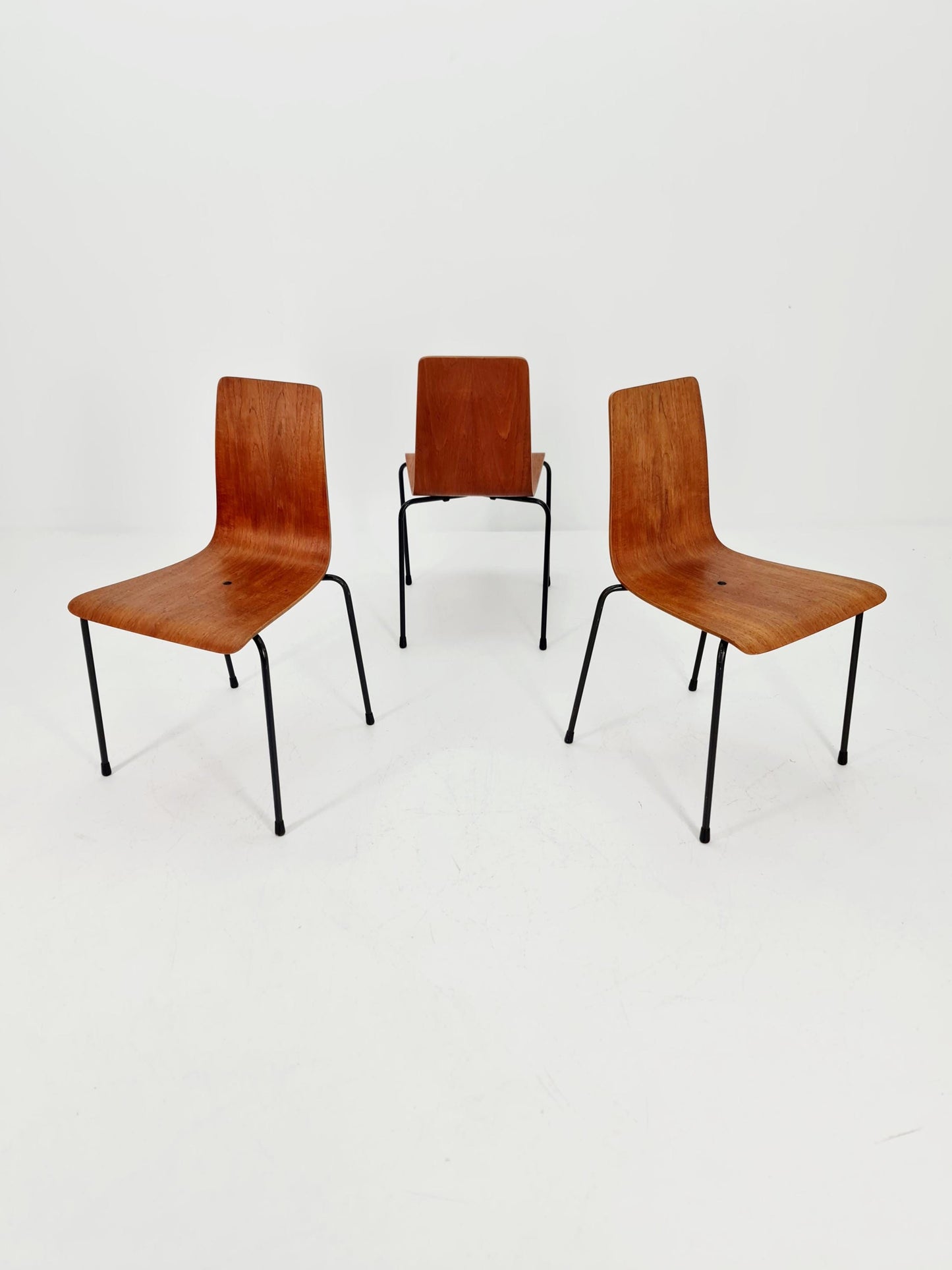 1 of 3 Chairs by Friso Kramer for auping ,Holland ,1963