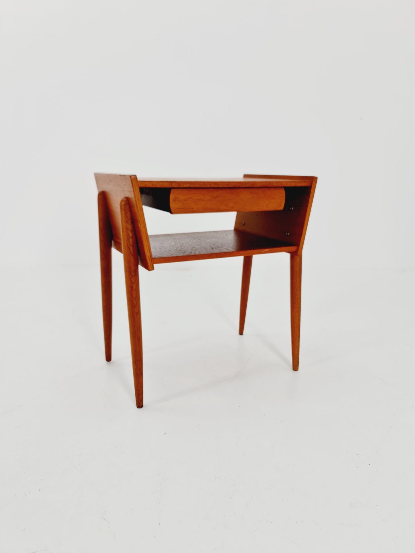 Midcentury Danish teak vintage Side table/ Bedside table/ Night stand, 1960s