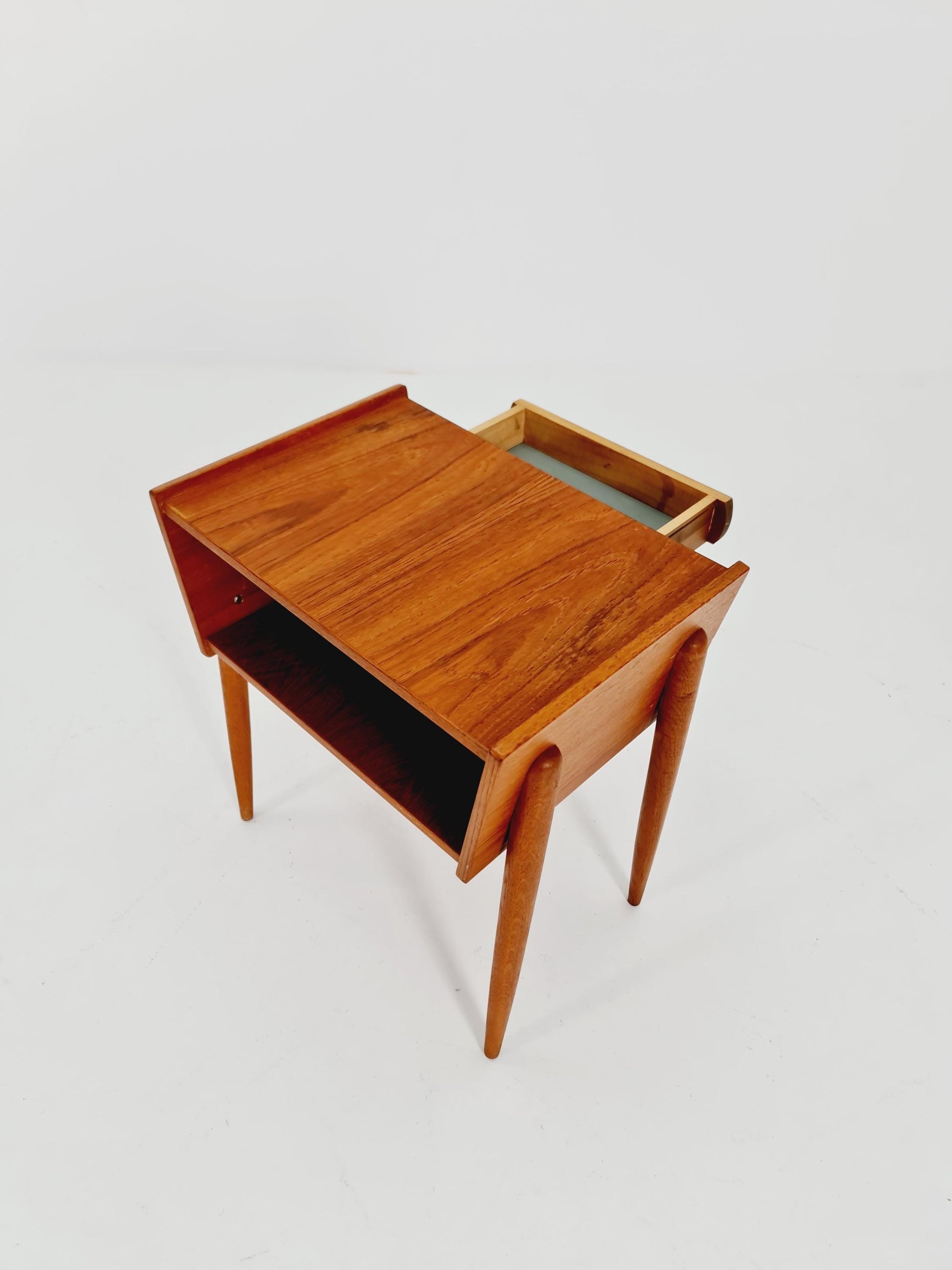 Midcentury Danish teak vintage Side table/ Bedside table/ Night stand, 1960s