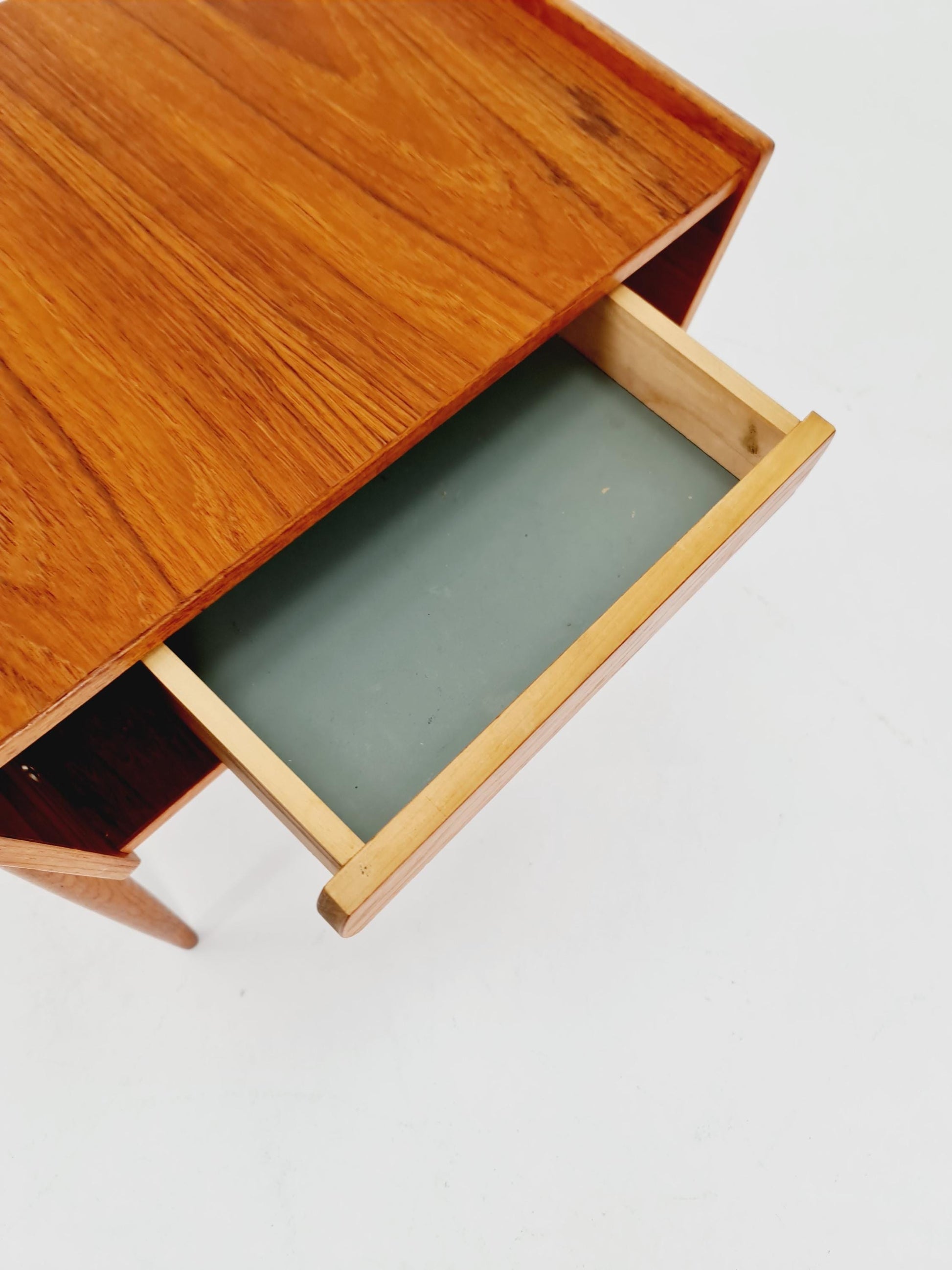 Midcentury Danish teak vintage Side table/ Bedside table/ Night stand, 1960s