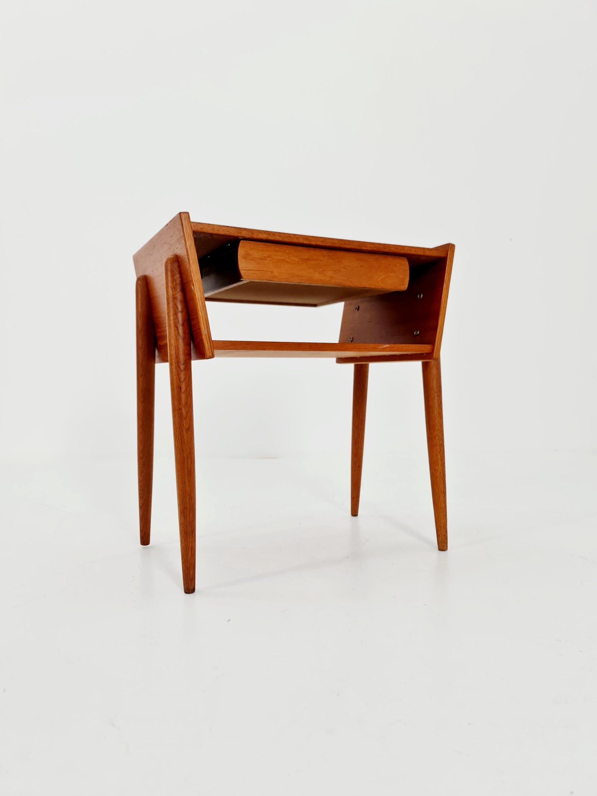 Midcentury Danish teak vintage Side table/ Bedside table/ Night stand, 1960s