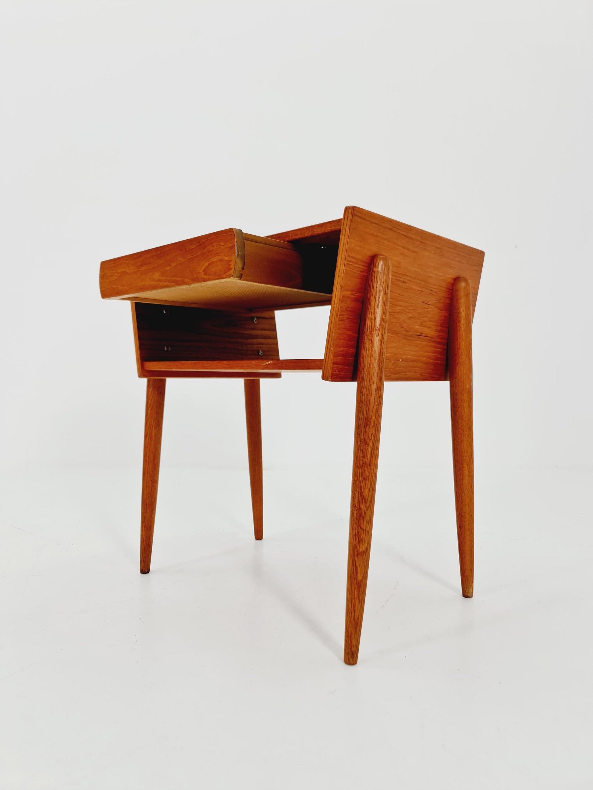 Midcentury Danish teak vintage Side table/ Bedside table/ Night stand, 1960s