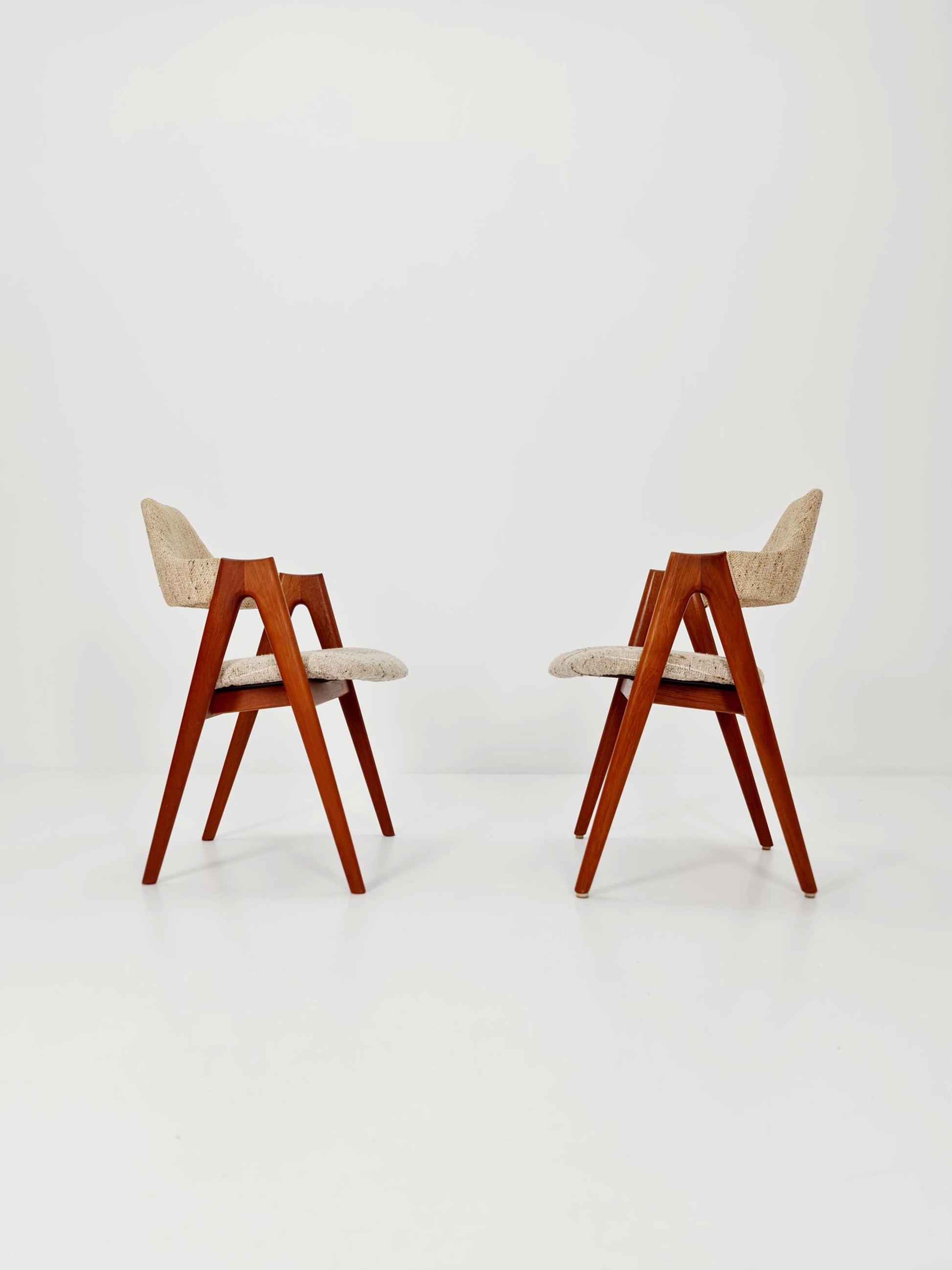 Mid Century Danish dining chairs by Kai Kristiansen for Schou Andersen Model 170 - 1960s, set of 2