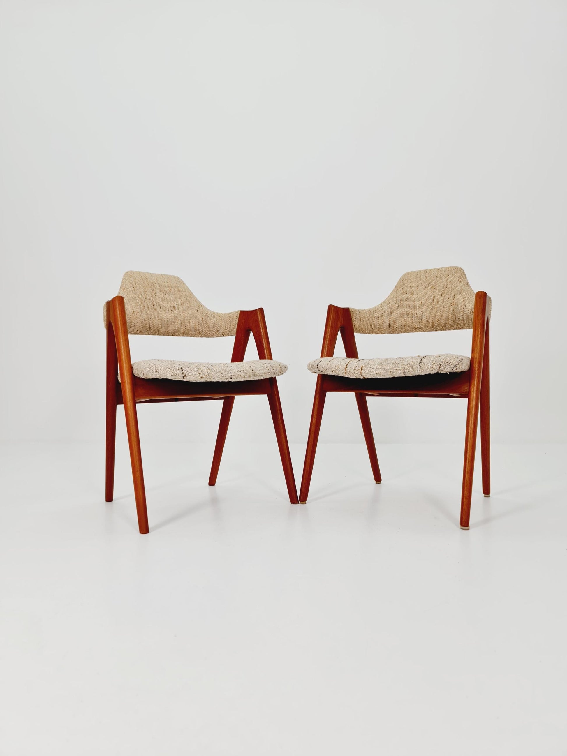 Mid Century Danish dining chairs by Kai Kristiansen for Schou Andersen Model 170 - 1960s, set of 2