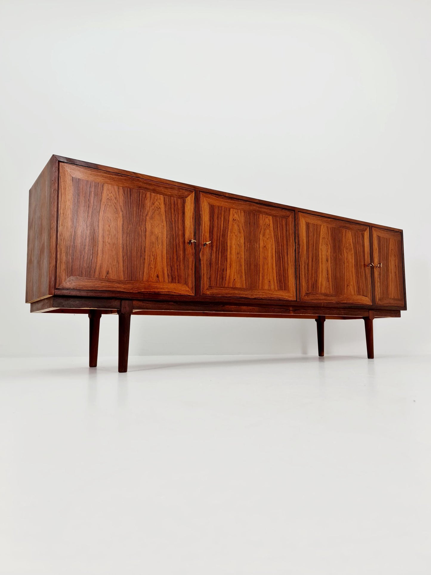 Super Rare Danish Rose wood Sideboard by Arne Vodder 1960s