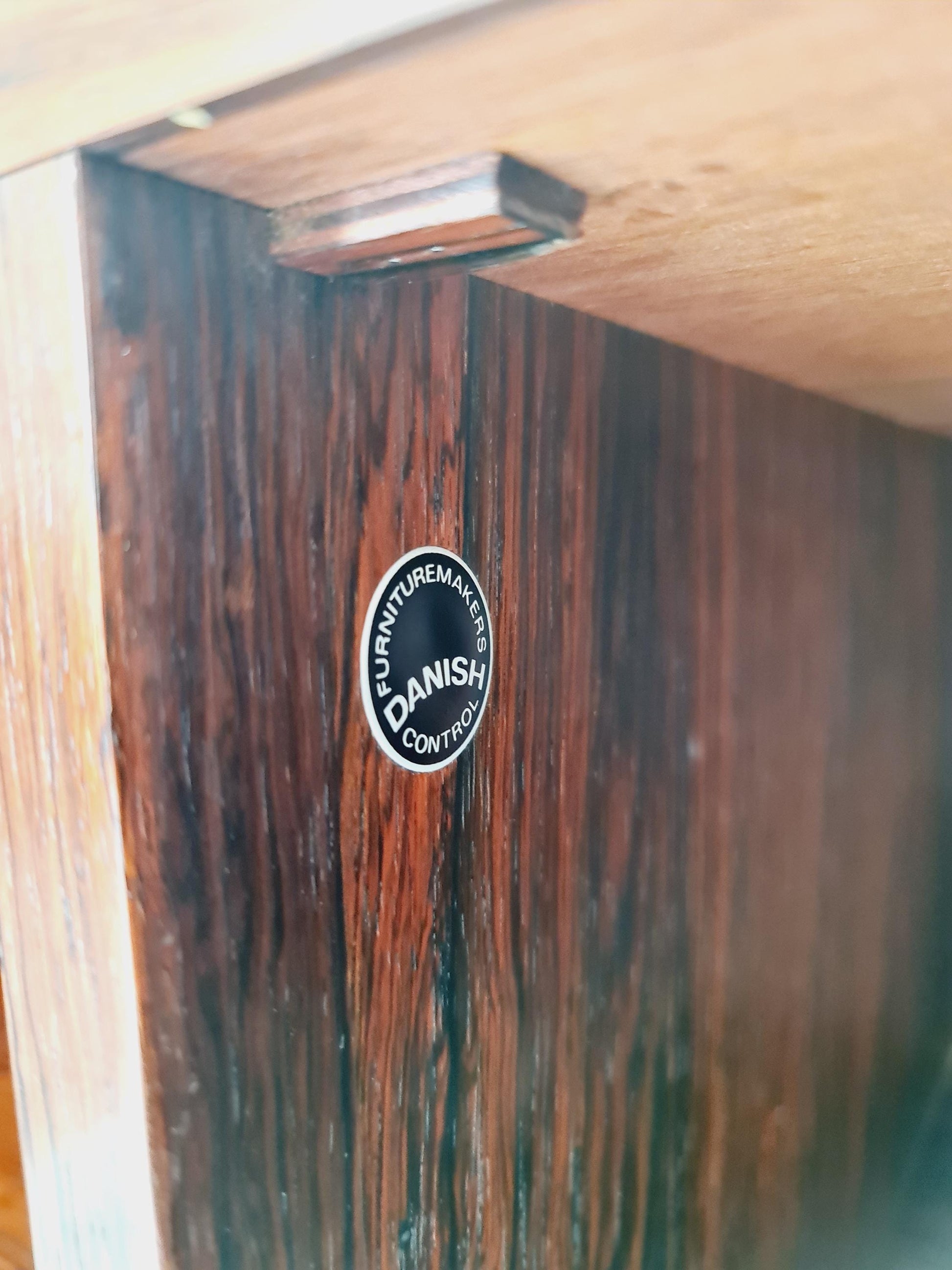 Super Rare Danish Rose wood Sideboard by Arne Vodder 1960s