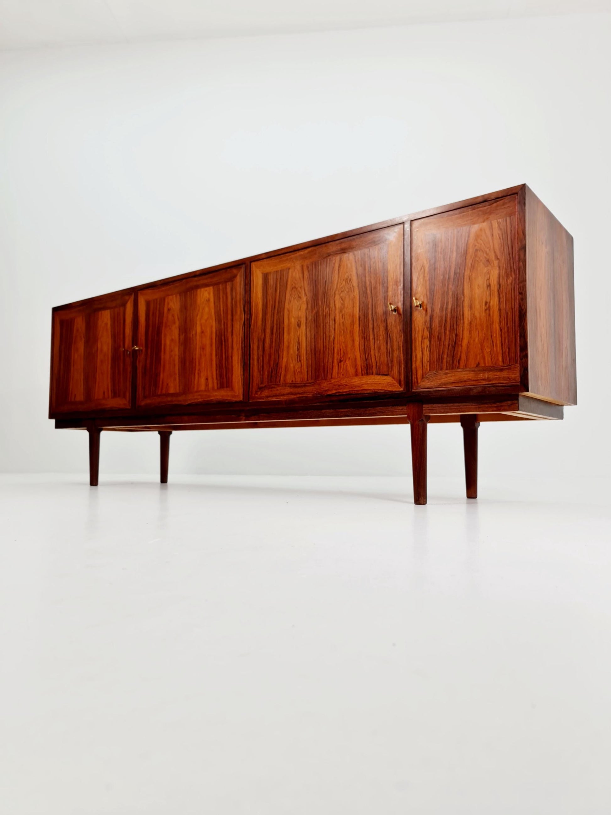 Super Rare Danish Rose wood Sideboard by Arne Vodder 1960s