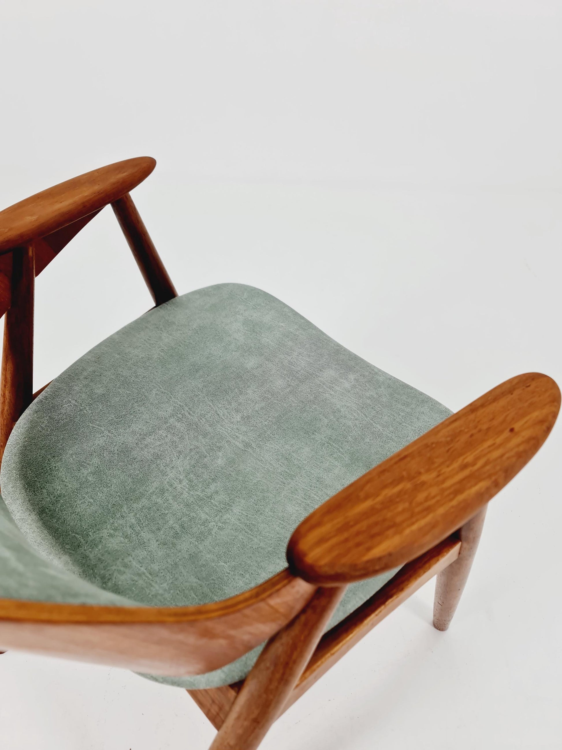 Super Rare Mid Century Danish Teak Armchair by Alf Svensson , 1960s