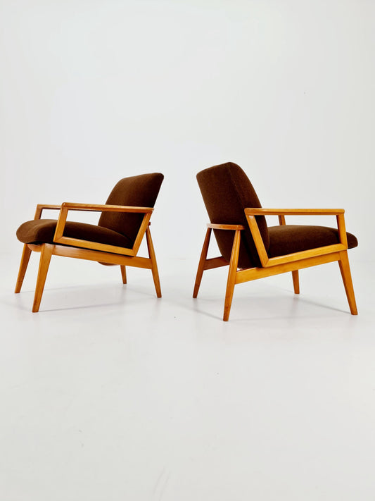Mid-century pair of German lounge armchair, 1960s