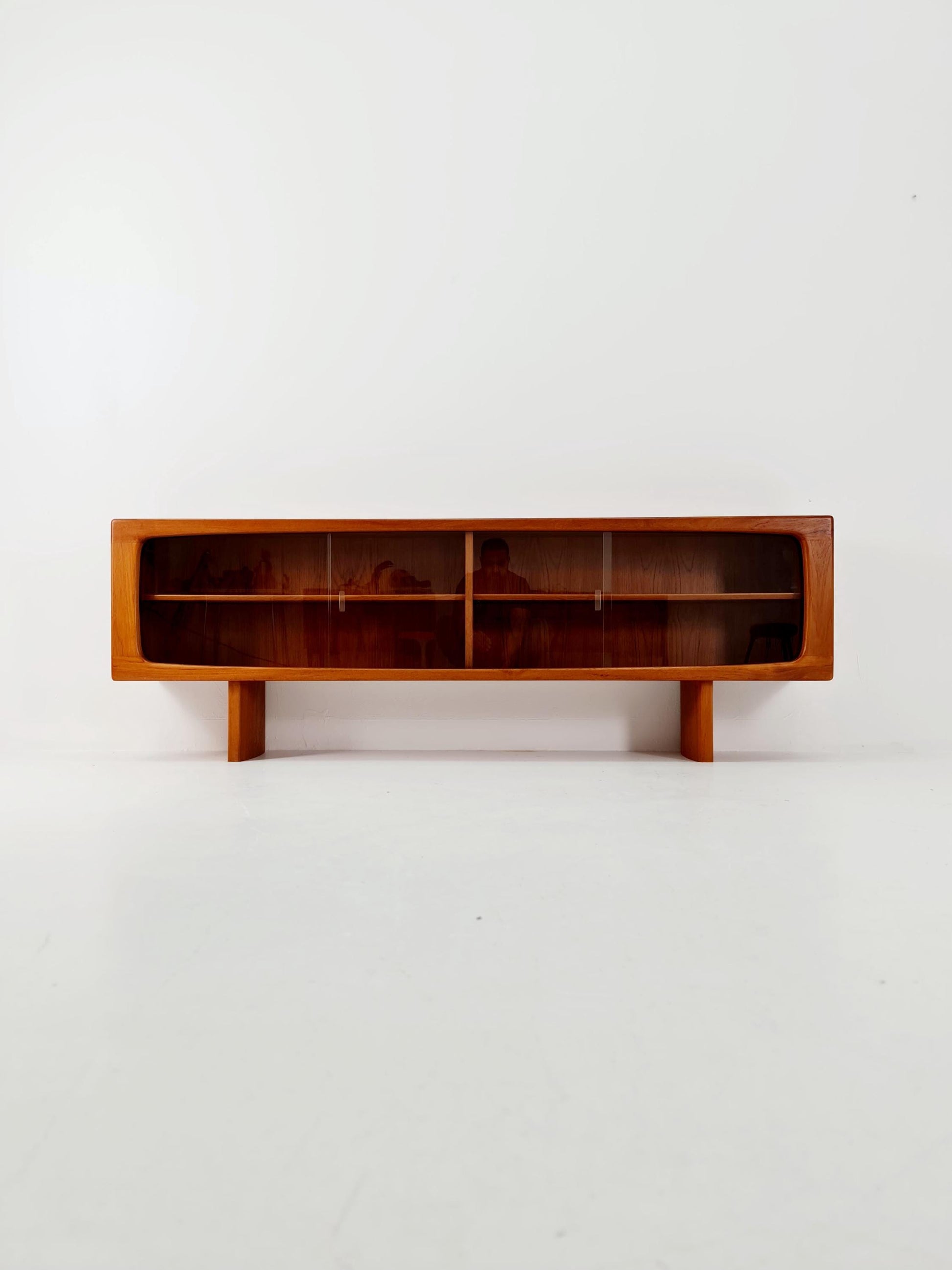 Vintage Mid century Danish Sideboard Showcase by Silkborg Møbler, Denmark, 1960s