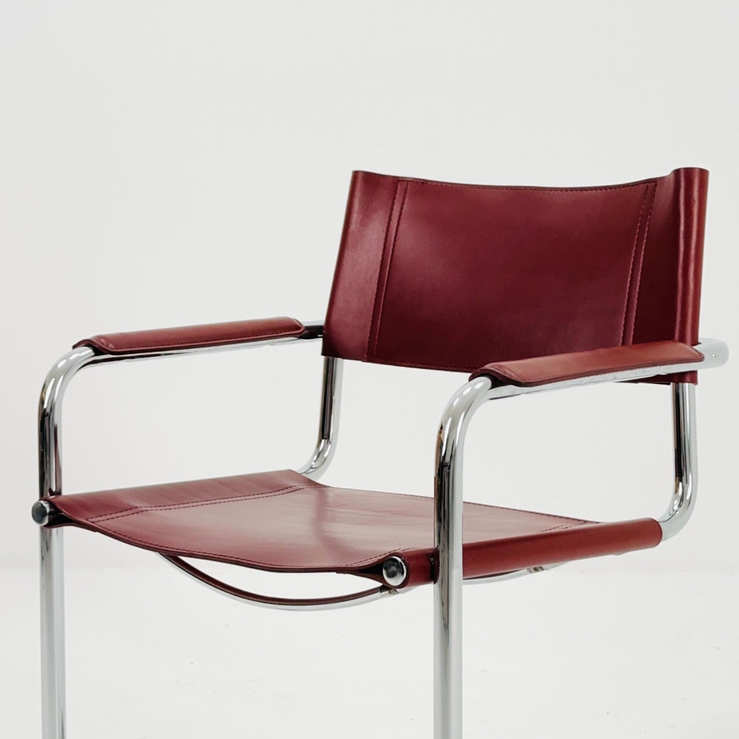 1 of 5 Centro Studio desk chair by Mart Stam & Marcel Breuer, 1970s Fasem Italy
