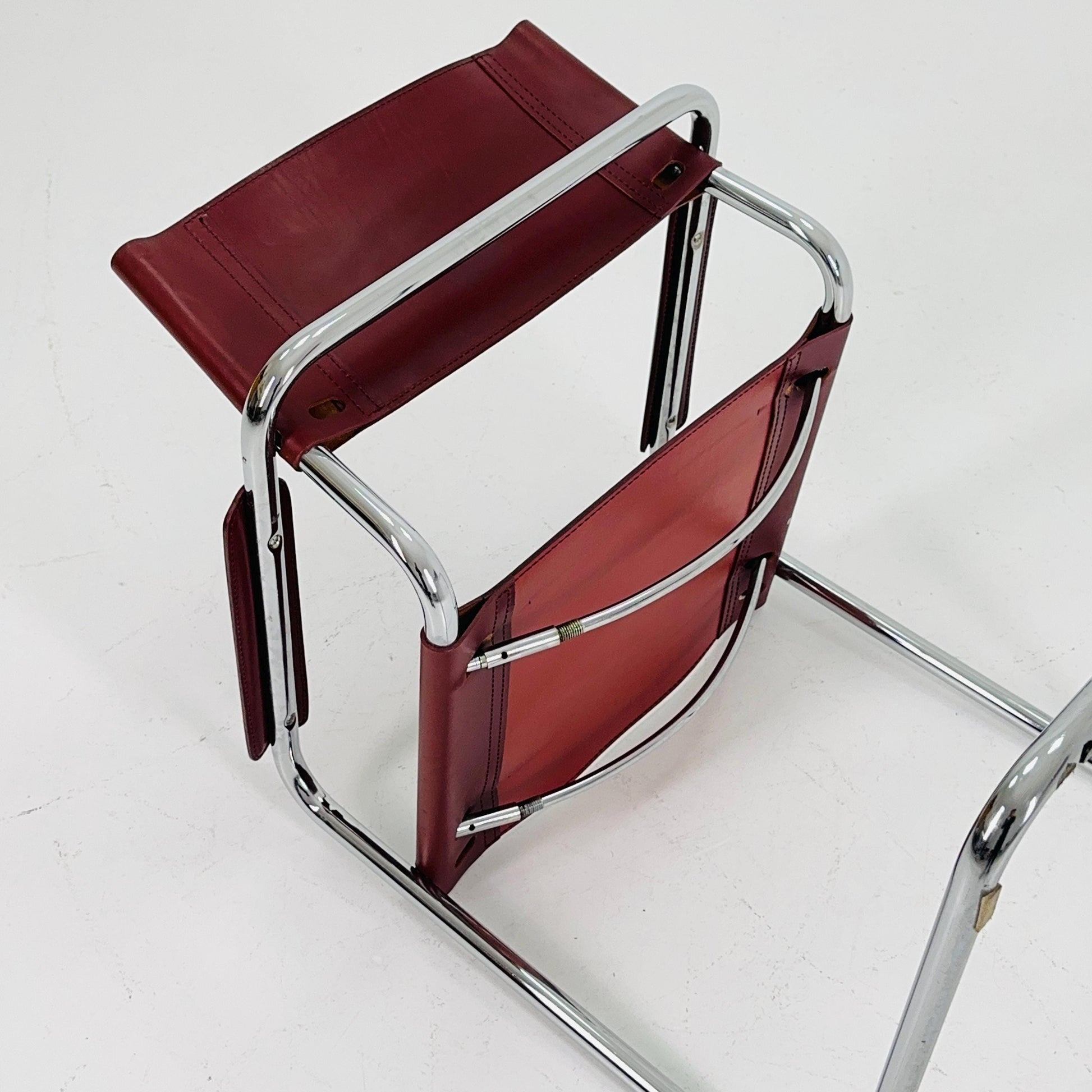 1 of 5 Centro Studio desk chair by Mart Stam & Marcel Breuer, 1970s Fasem Italy