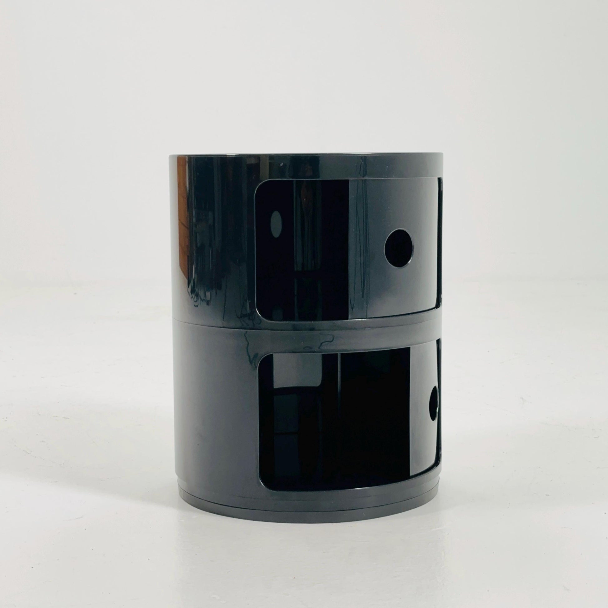 Space Age Componibili 2-Tier Storage Unit by Anna Castelli Ferrieri for Kartell — Model 4965-6-7 — Italy, 1970s