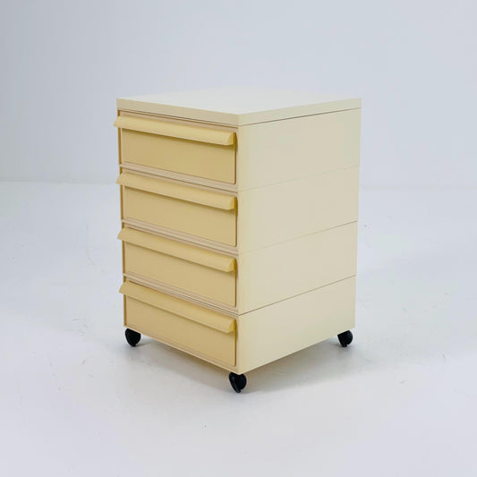 Space age Chest of drawers on wheels model 4601 by Simon Fussell for Kartell, Italy 1970s