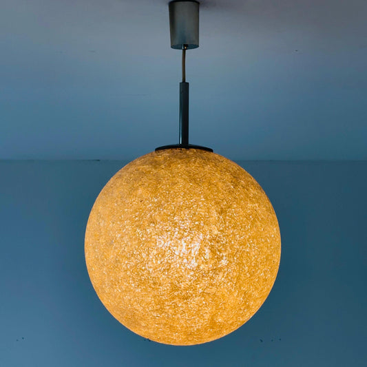 Mid century “Sugar Ball” hanging lamp by John & Sylvia Reid for Rotaflex 1960s