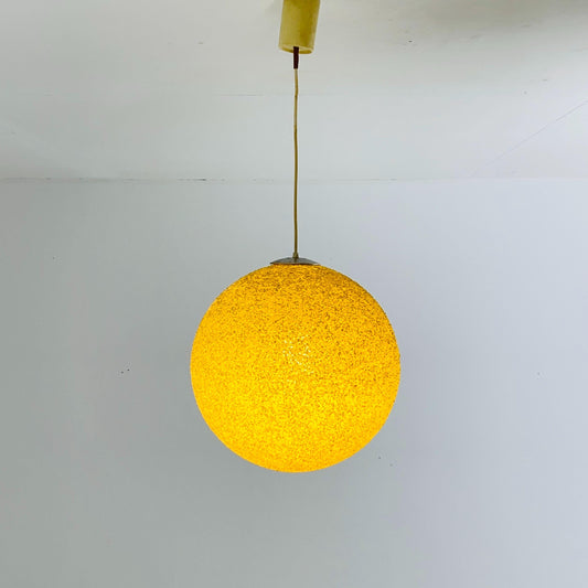 Mid-Century large Sugarball Pendant Lamp by John & Sylvia Reid for Rotaflex, 1960s Belgium