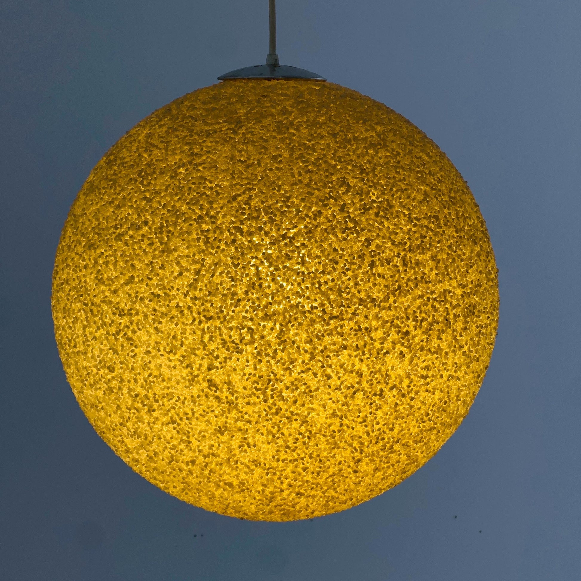 Mid-Century large Sugarball Pendant Lamp by John & Sylvia Reid for Rotaflex, 1960s Belgium