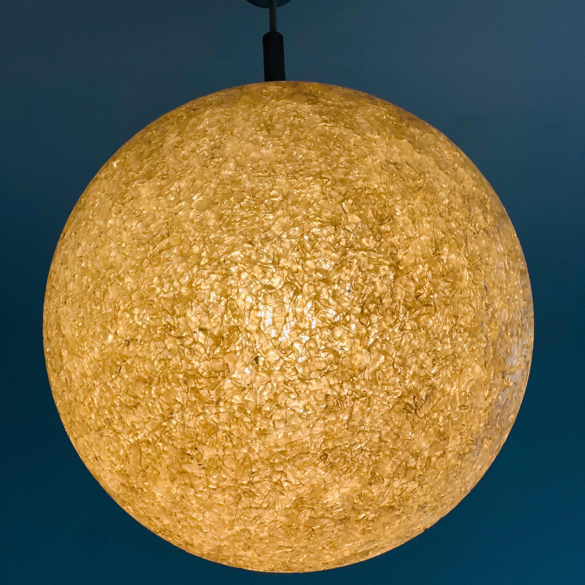 Mid-Century large Sugarball Pendant Lamp by John & Sylvia Reid for Rotaflex, 1960s Belgium