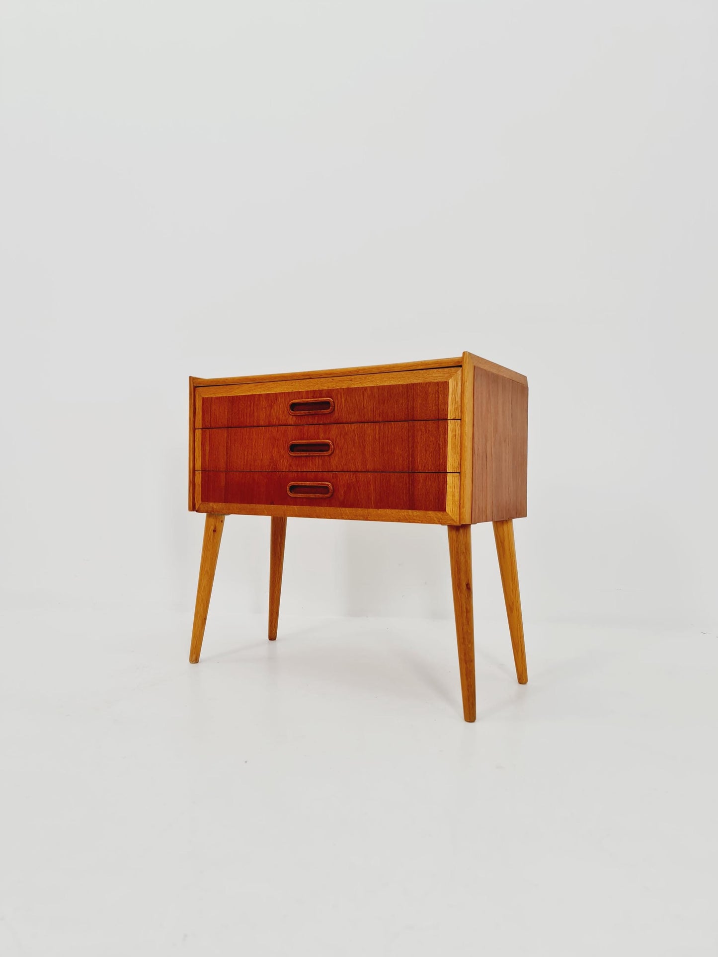 Midcentury Scandinavian Teak vintage Side table/ hallway/ Night stand, 1960s