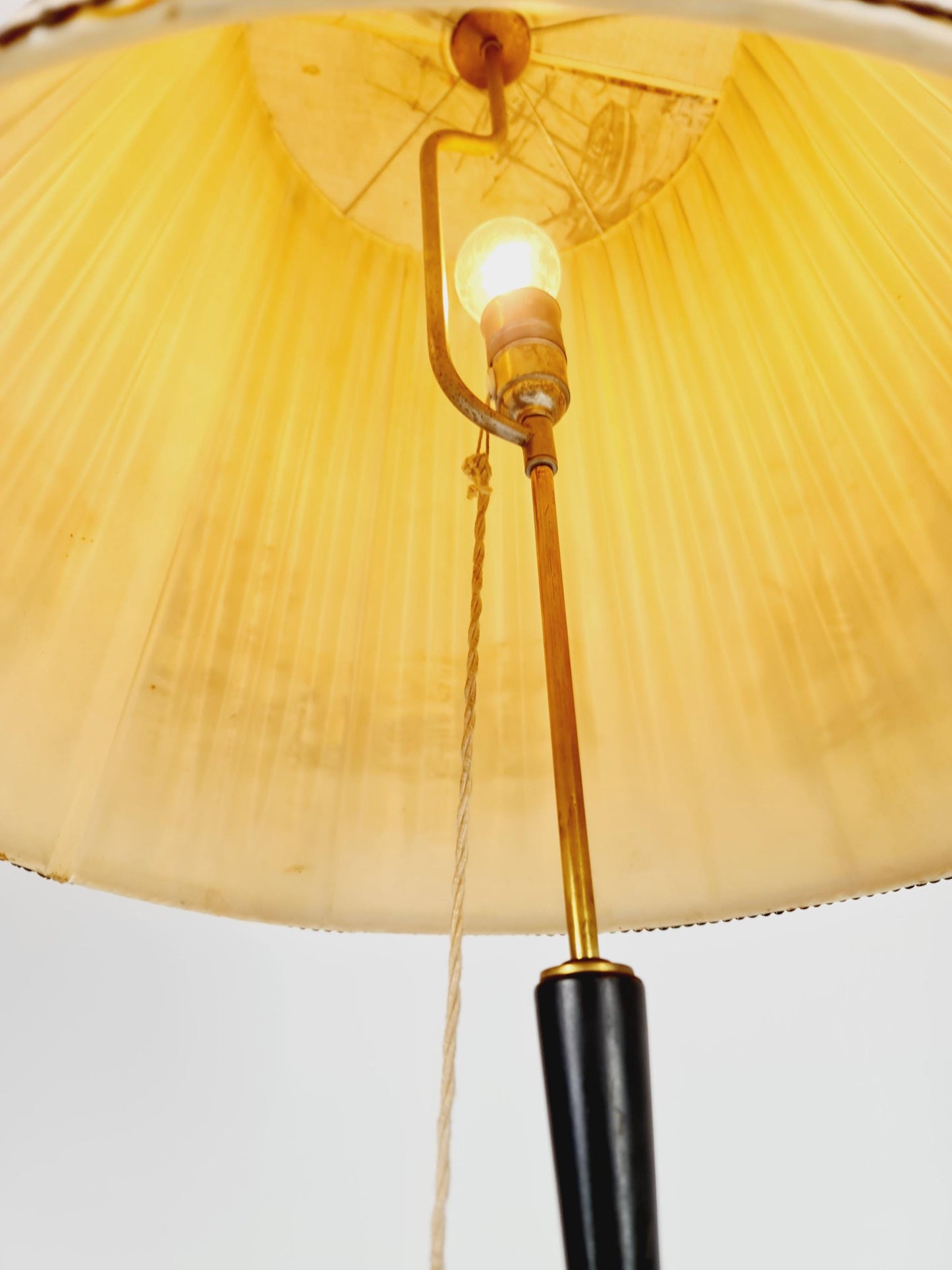 Rare Midcentury Danish floor lamp by Temde solid teak, 1960s