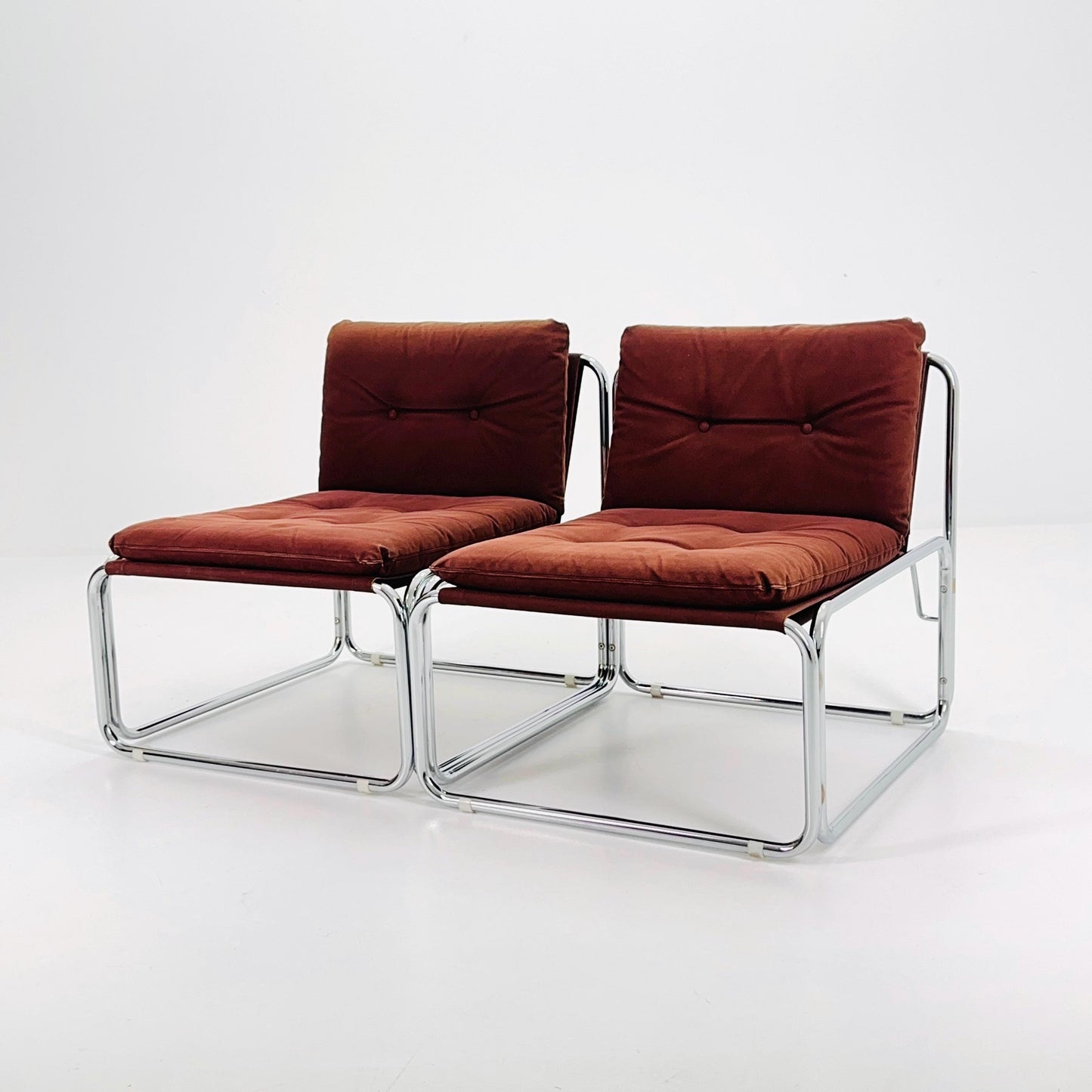 Set of 2 Mid century Wim Ypma Lounge Chairs for Riemersma, 1960s Netherlands