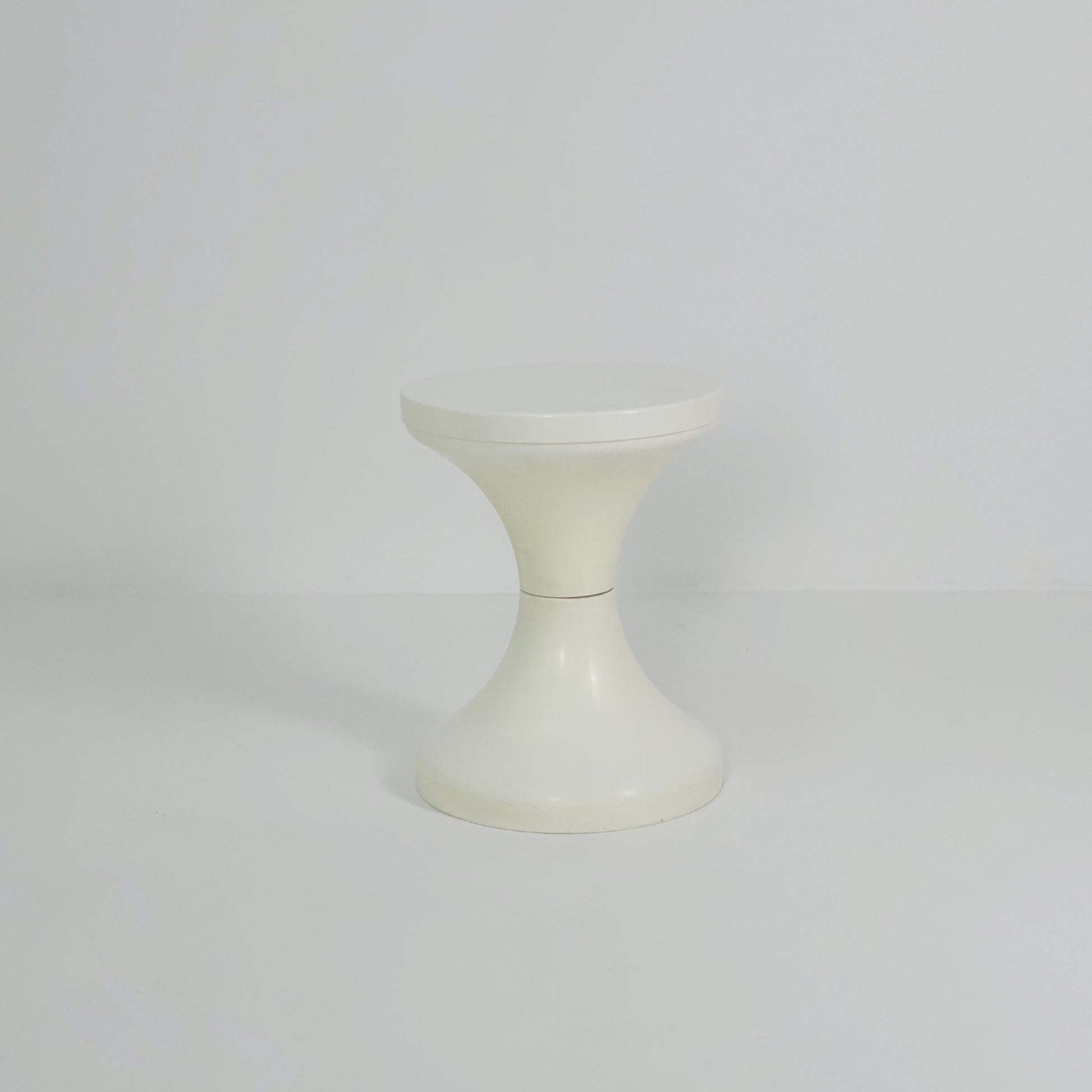 Space age Emsa west Germany retro white stool 1980s Germany