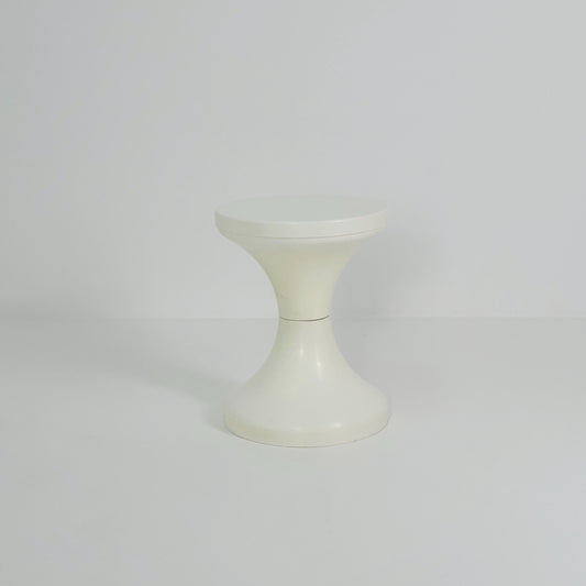 Space age Emsa west Germany retro white stool 1980s Germany