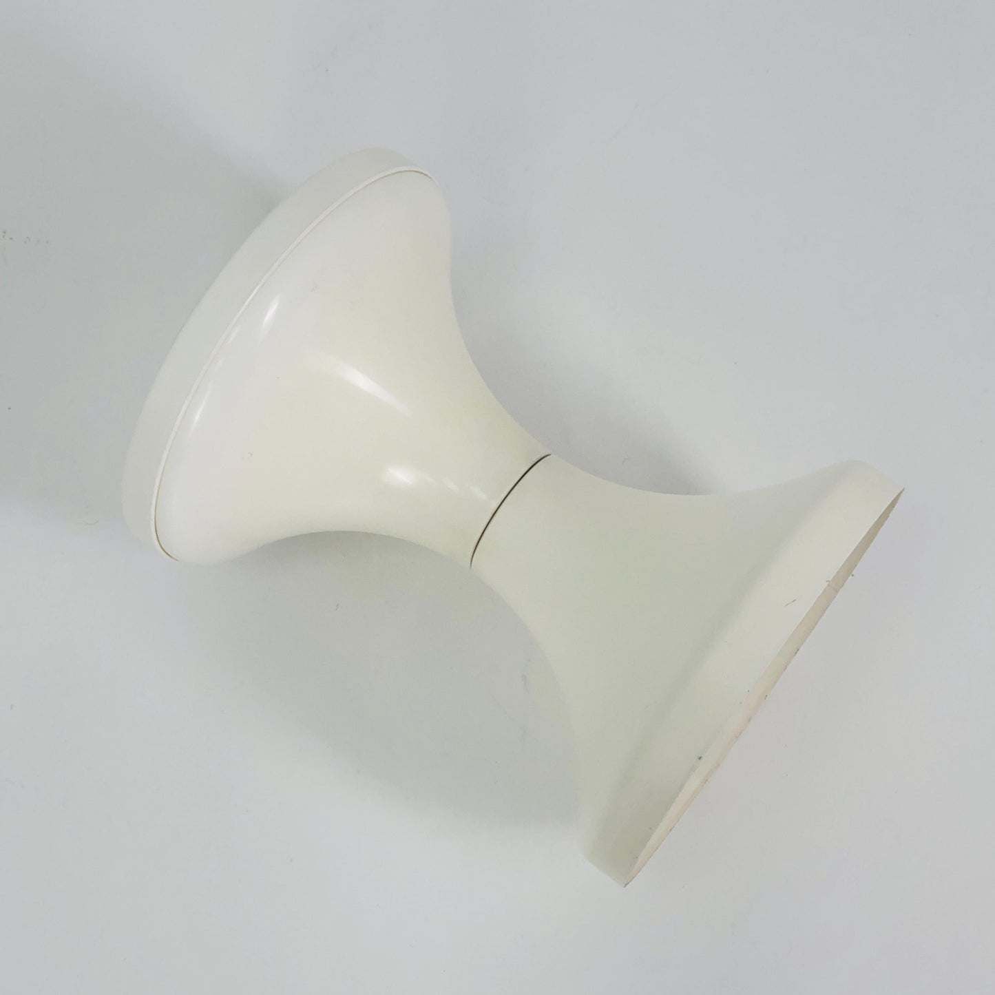 Space age Emsa west Germany retro white stool 1980s Germany