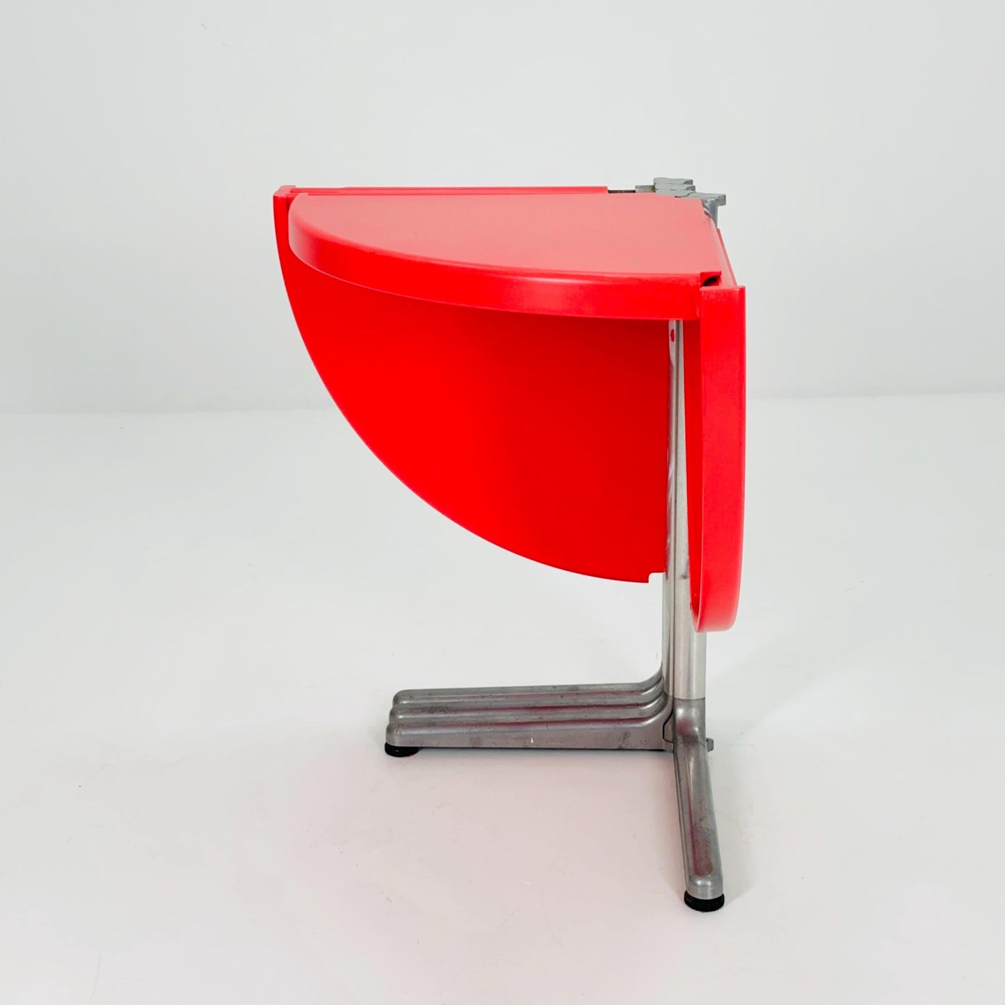 Mid century Italian Plano Folding Red Table by Giancarlo Piretti, 1970s