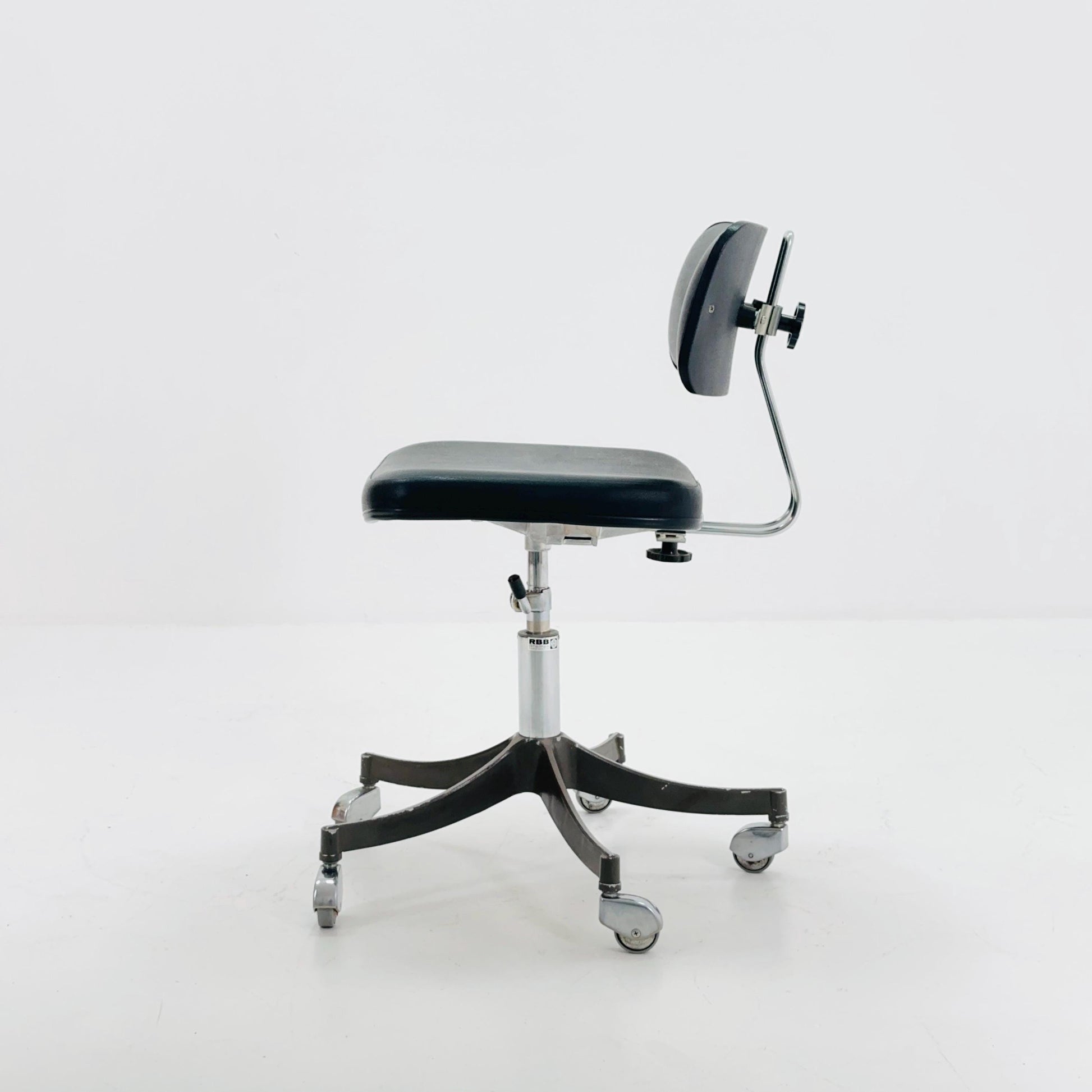 Mid Century Swivel Desk Chair by RBB Bremen, 1980s Germany