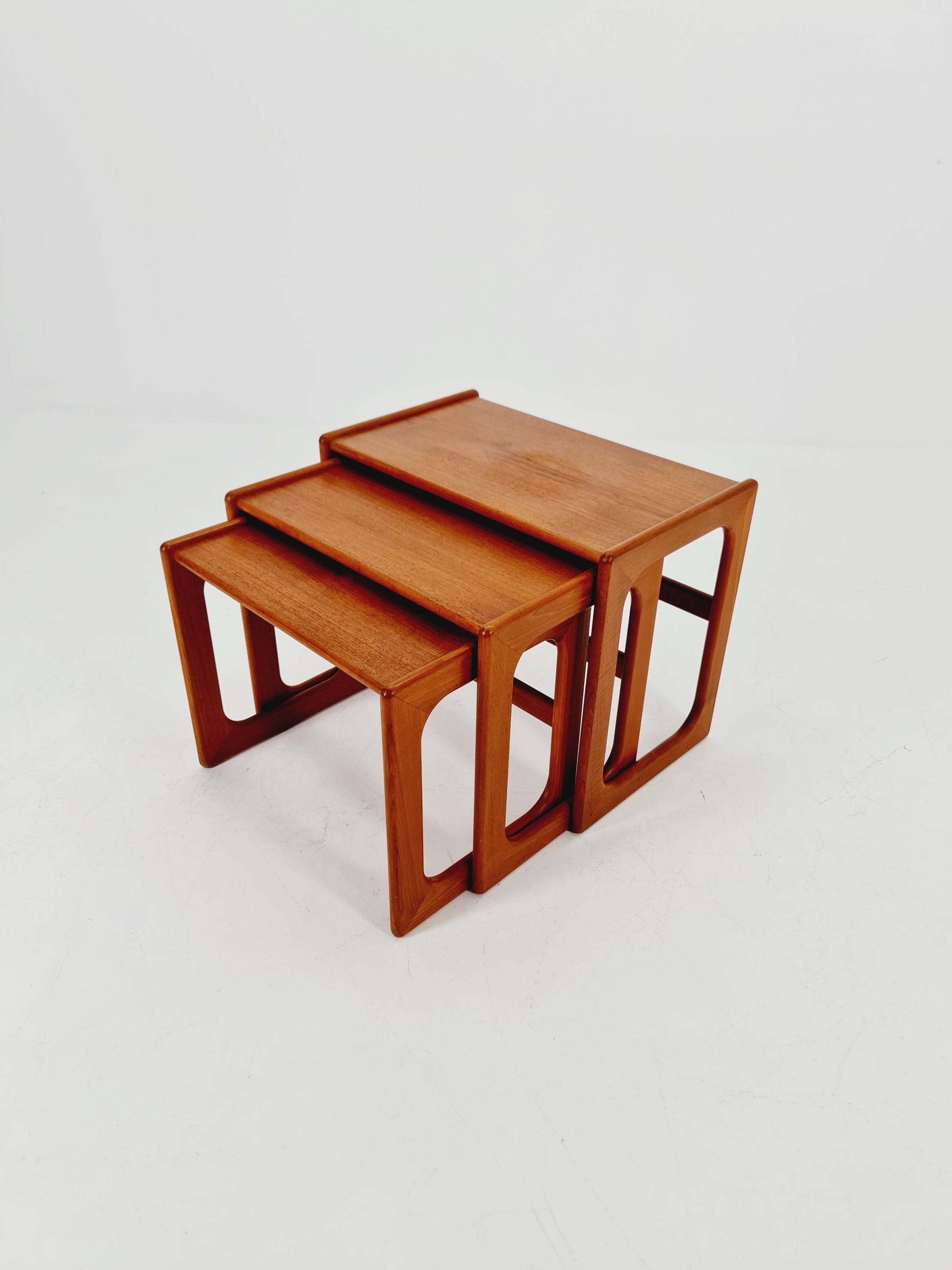 Midcentury Danish Solid teak Nesting Tables by Salin Nyborg , 1960s